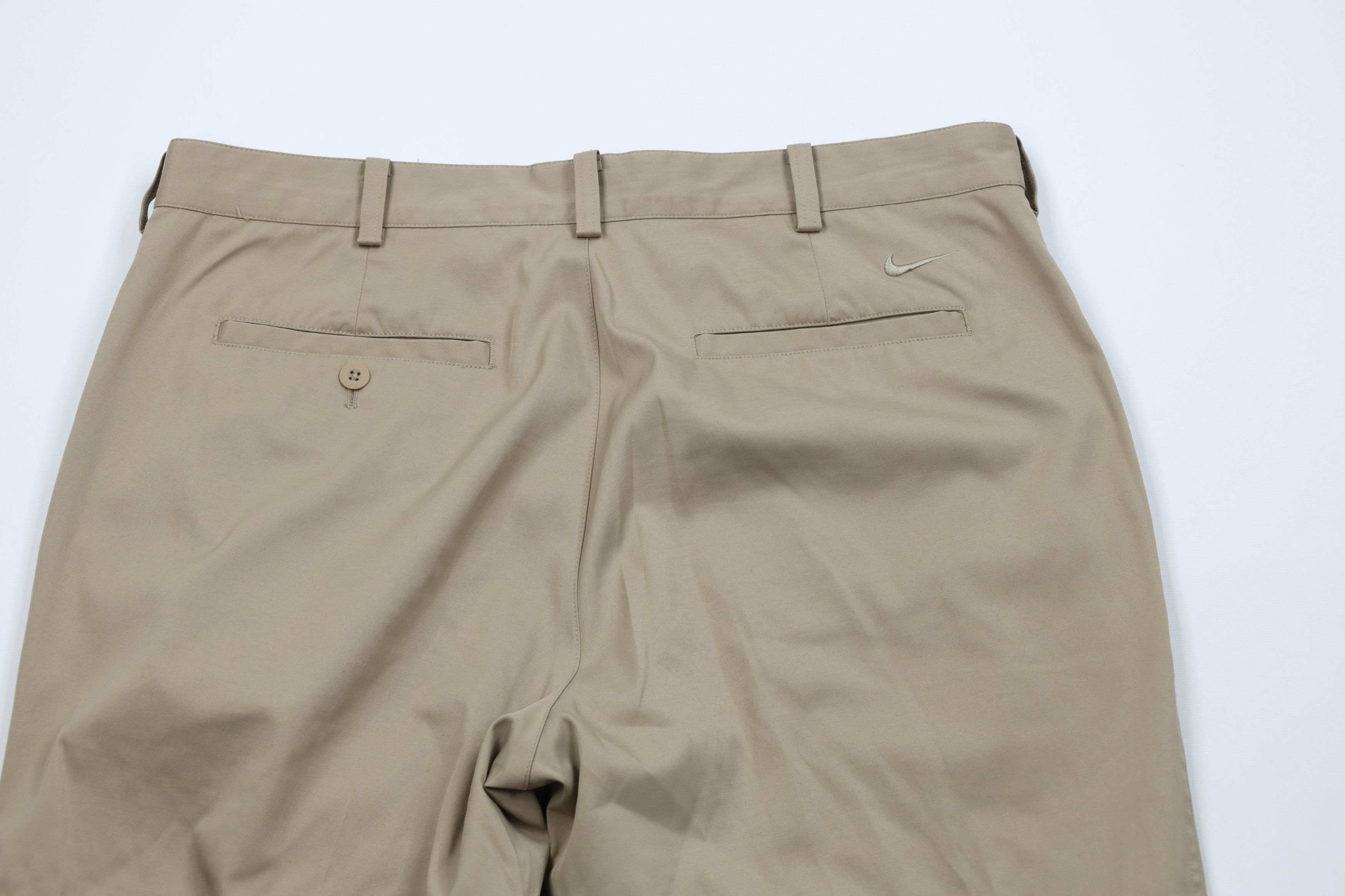 Nike Nike Golf Tech Knit Wide Leg Golfing Chino Pants Beige Size US 35 - 10 Thumbnail
