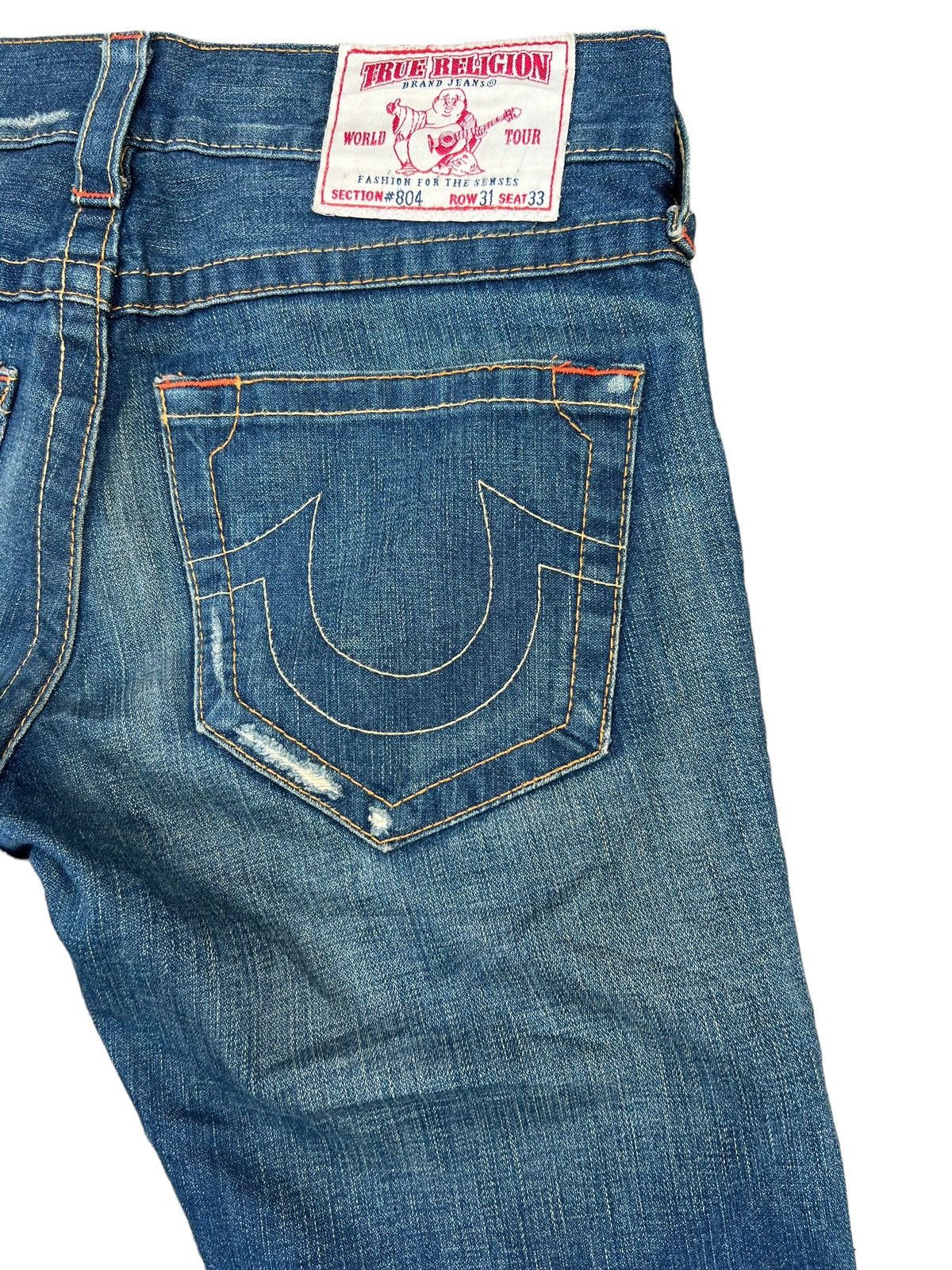 True Religion VTG Y2K 00s True Religion Big Rig Mud Denim Bootcut Jeans Size US 31 - 17 Thumbnail