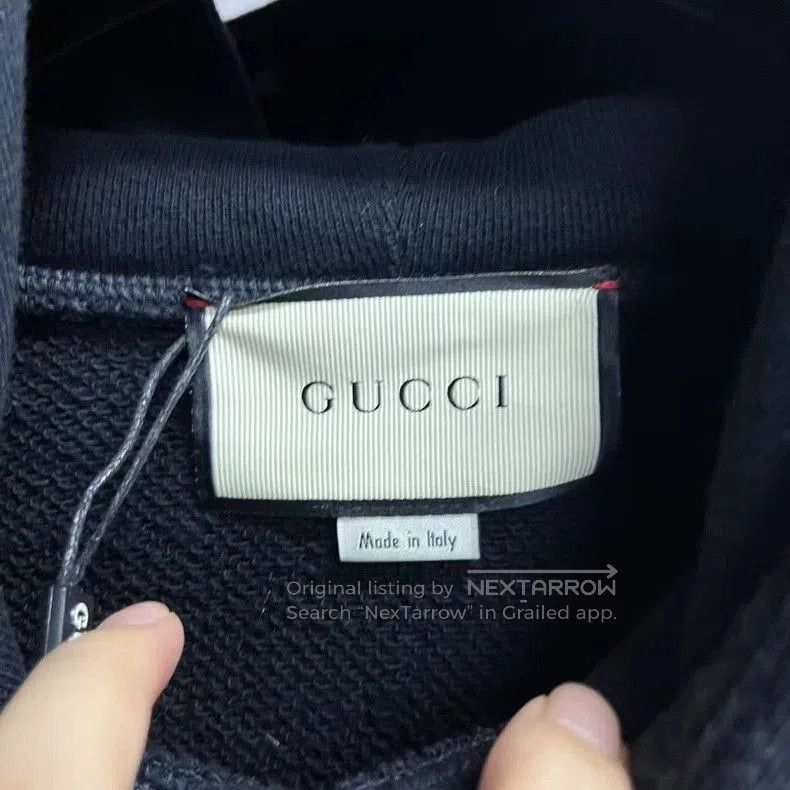 Gucci Gucci Black Sequin Logo Cotton Hoodie. Size US S / EU 44-46 / 1 - 3 Thumbnail