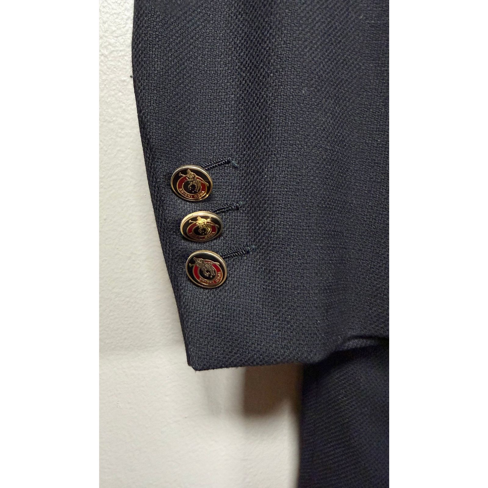 Stefano Ricci Stefano Ricci Bespoke Blazer w/gold Brioni Polo Buttons 46IT Size 36S - 4 Thumbnail