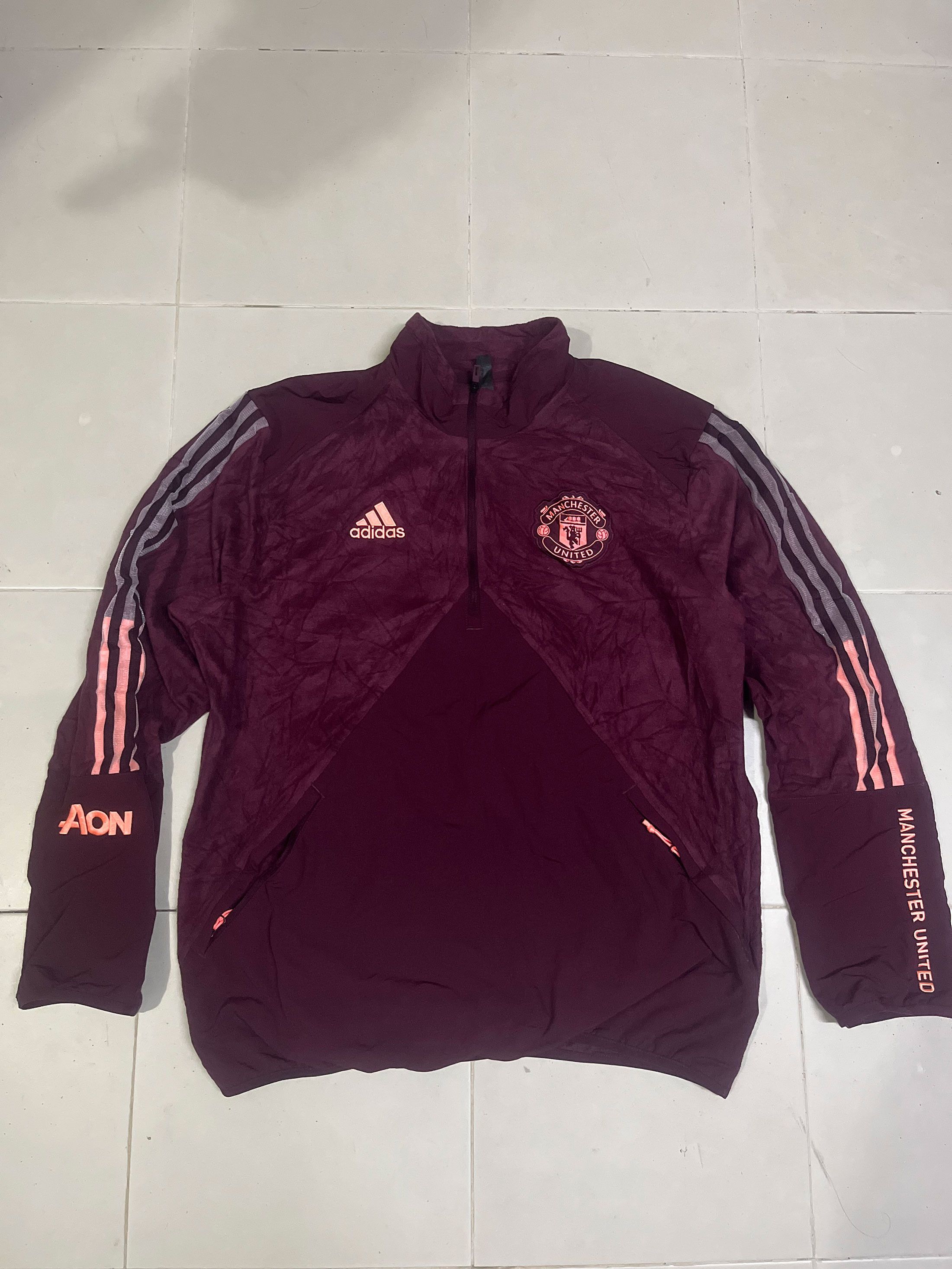 Adidas Adidas Manchester United Sweatshirt Sweater Fleece Size US L / EU 52-54 / 3 - 1 Thumbnail