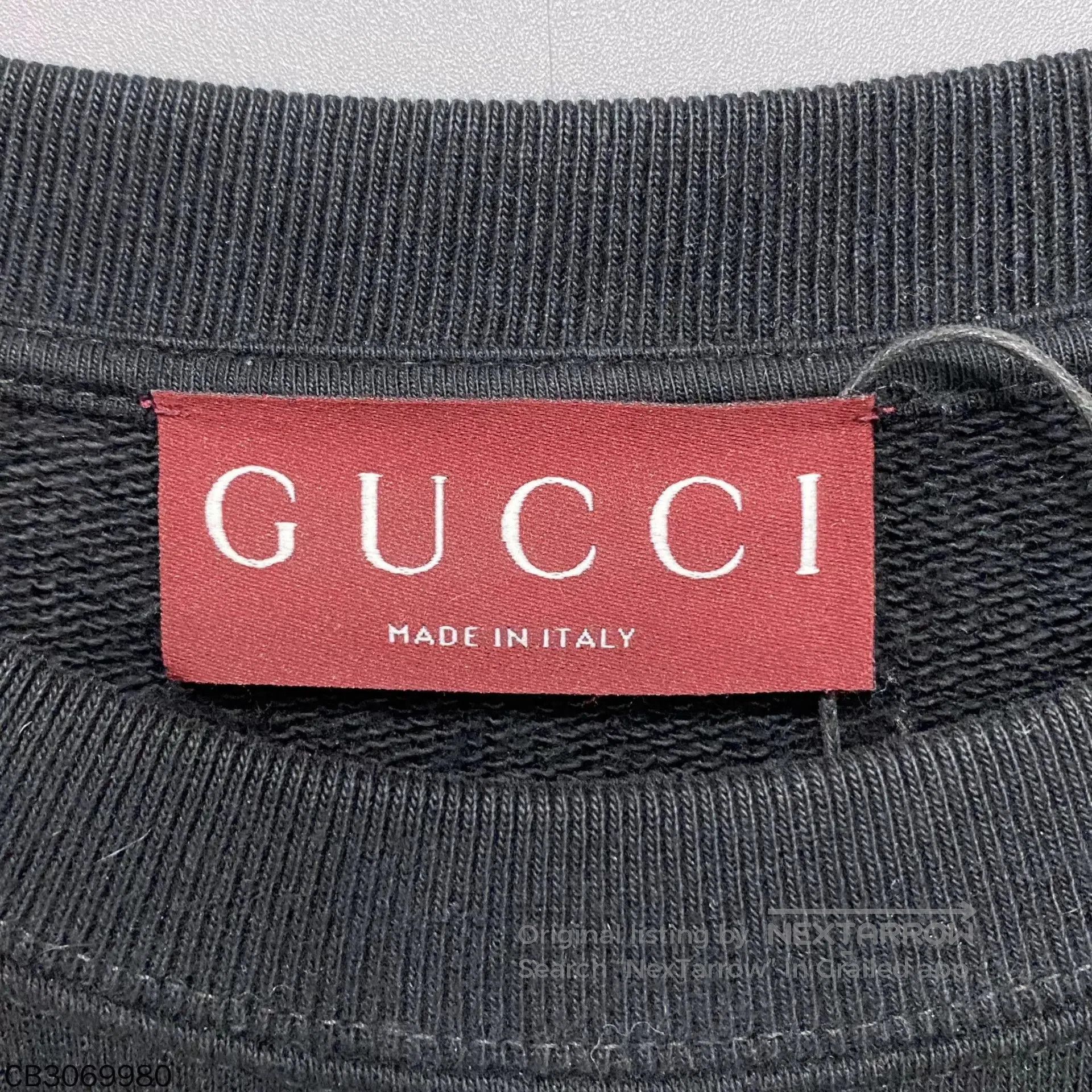 Gucci Black Long Sleeve Graphic Sweatshirt. Size US L / EU 52-54 / 3 - 4 Thumbnail