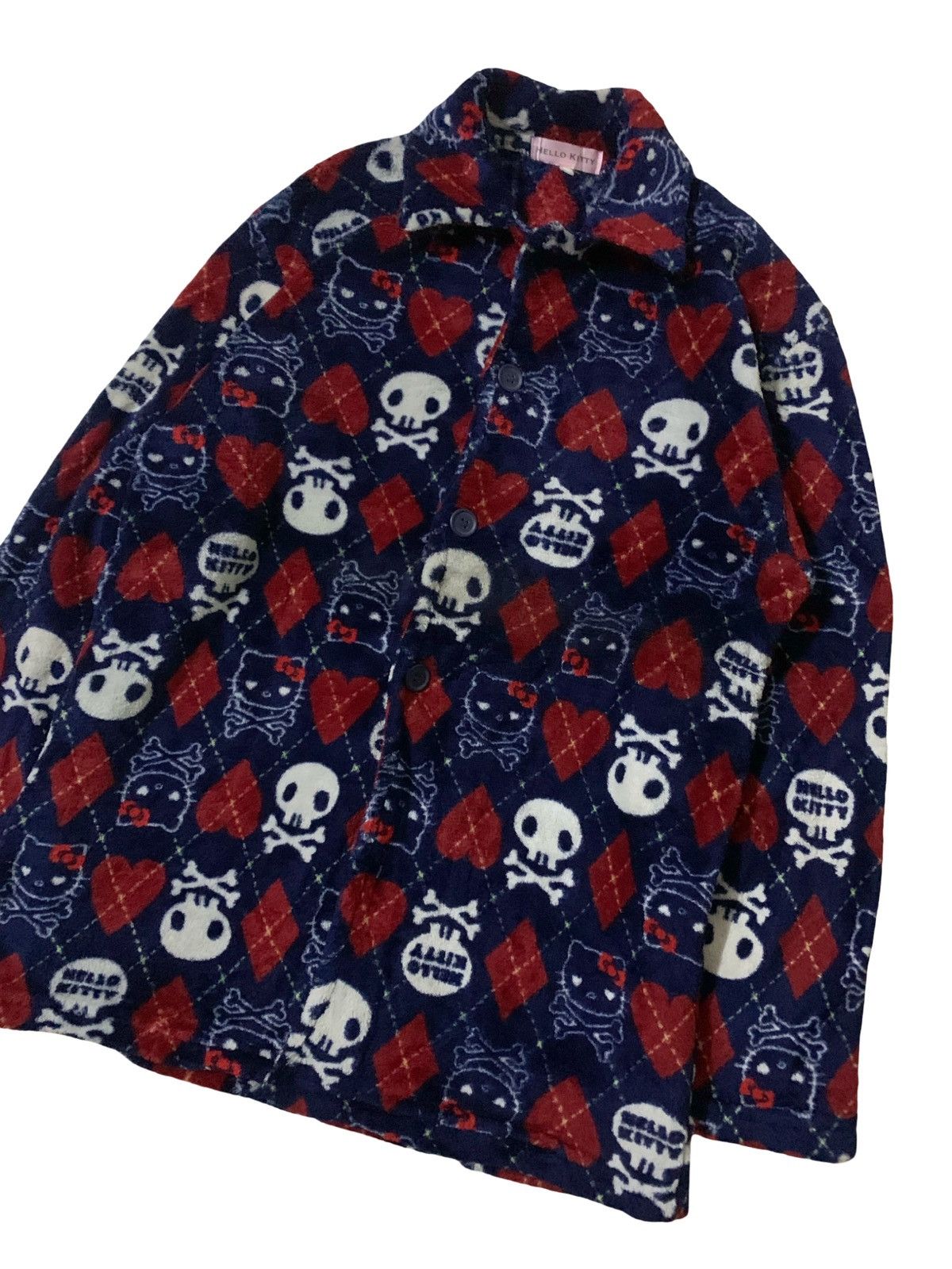 Japanese Brand Japanese Hello Kitty Fleece Button shirt Size M / US 6-8 / IT 42-44 - 2 Thumbnail