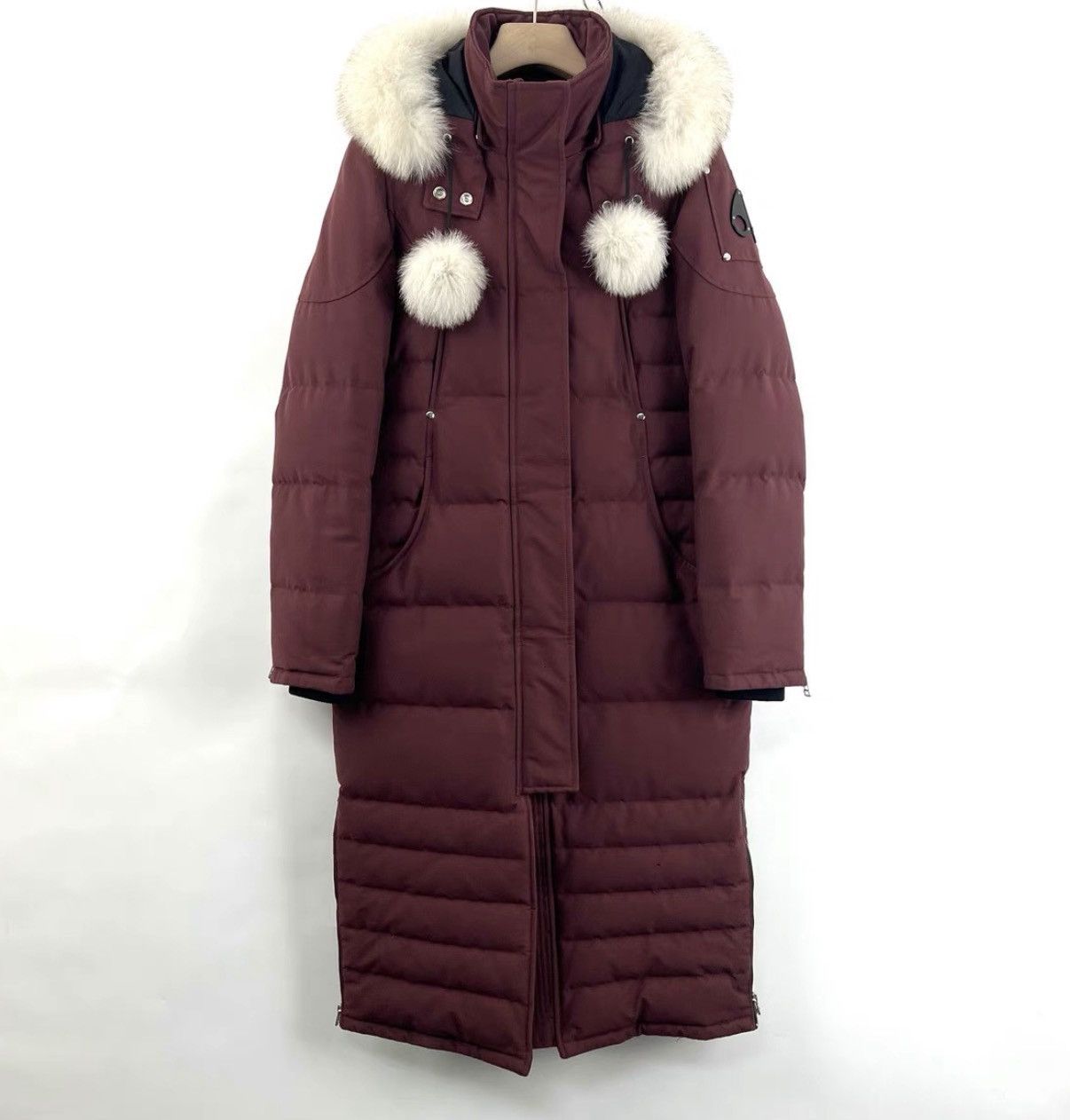 Moose Knuckles Moose Knuckles Saskatchewan Long Down Jacket Wine Red K12 Size S / US 4 / IT 40 - 1 Thumbnail