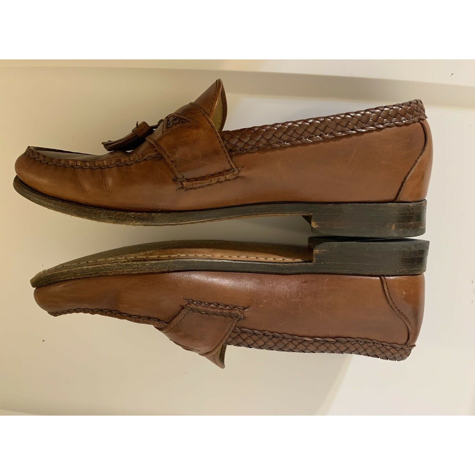 Allen Edmonds Allen Edmonds Men’s Sz 9D Maxfield Brown Leather Tassel Loaf Size US 9 / EU 42 - 7 Thumbnail