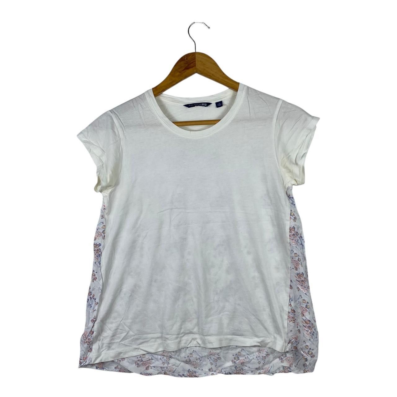 Uniqlo STUDIO SANDERSON x UNIQLO Floral Flowers Tee Shirt Blouse Size S / US 4 / IT 40 - 1 Thumbnail