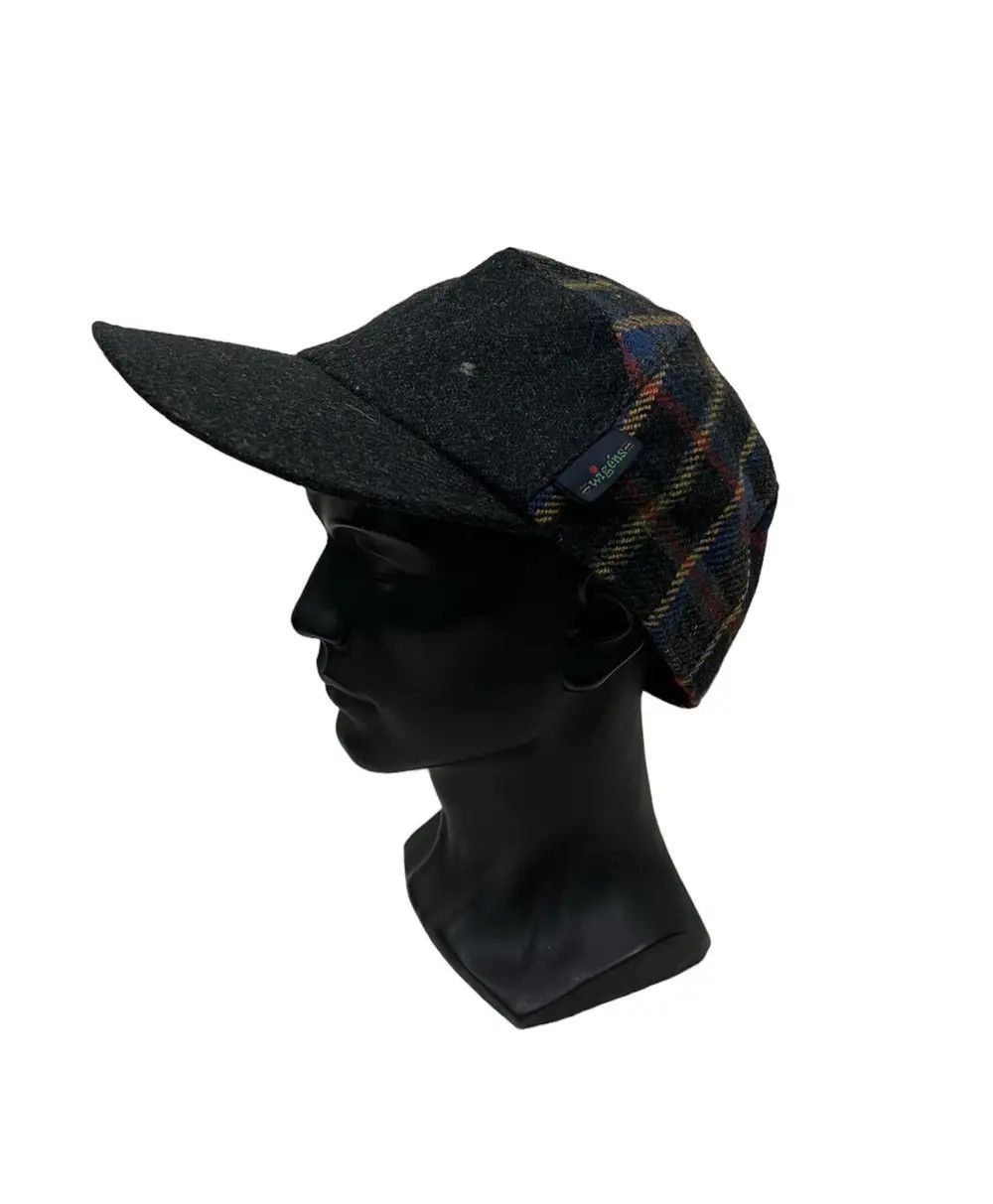Handmade × Wigens Vintage Wigens Wool Handmade plaid Tartan Cap Size ONE SIZE - 1 Thumbnail