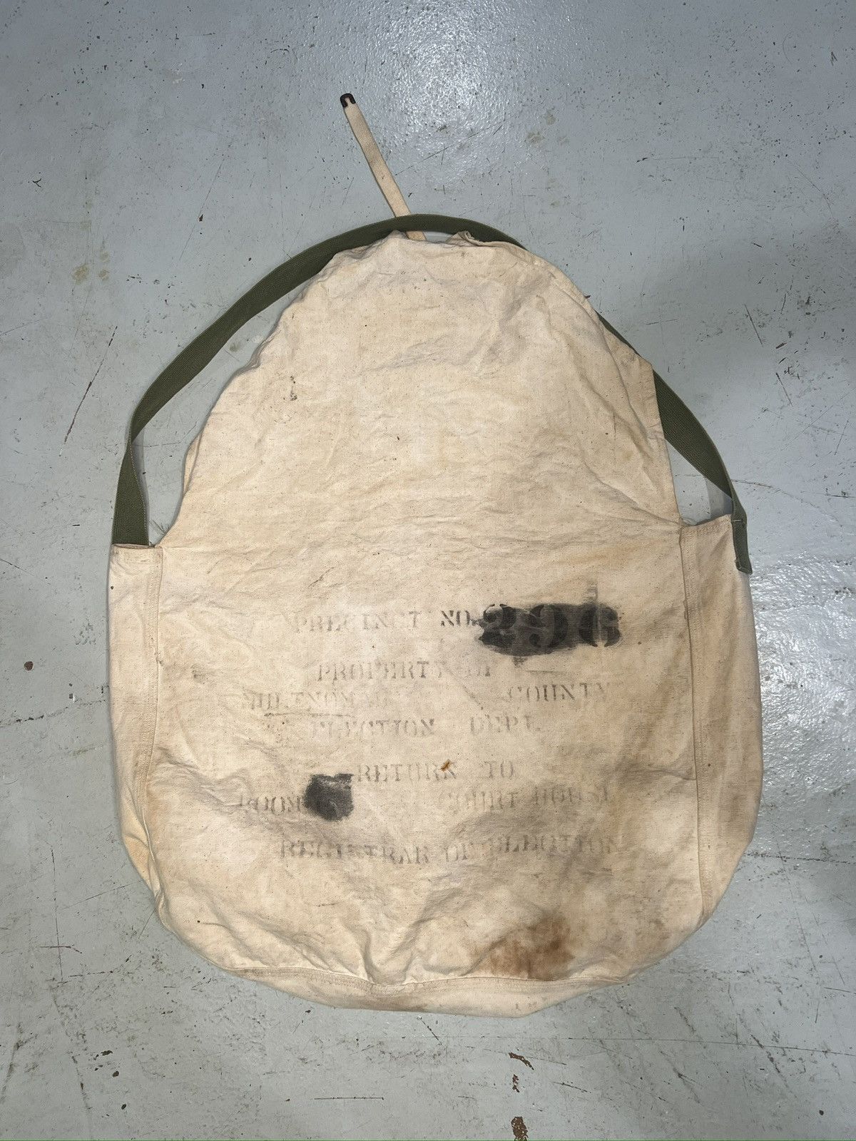Vintage 1940s stenciled mail messenger bag hirsch weis Size ONE SIZE - 1 Thumbnail