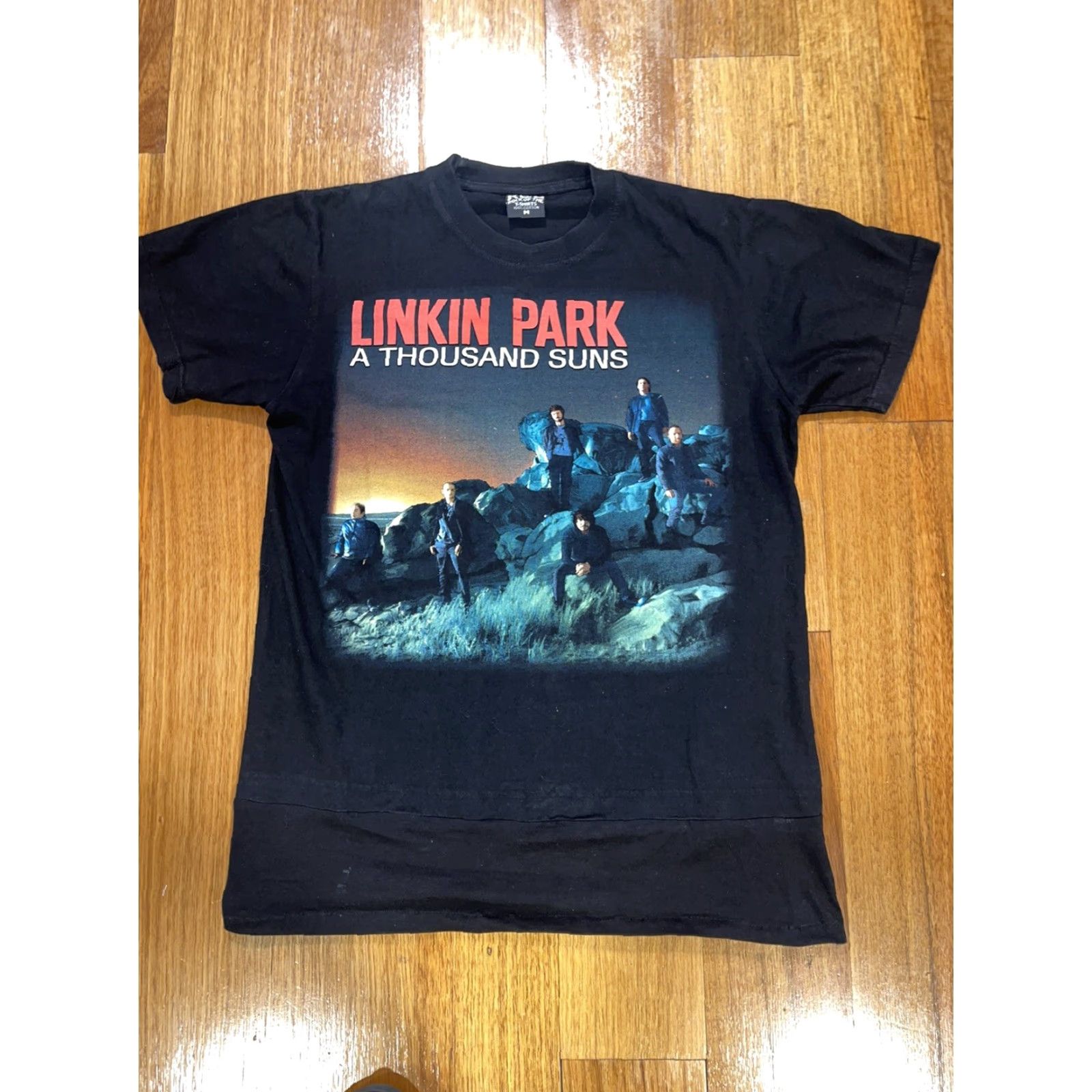 Vintage VINTAGE Linkin Park World Tour T-Shirt Black M Unisex Adults Graphic Print Band 2000s 2010s Mens Womens Size US M / EU 48-50 / 2 - 5 Thumbnail