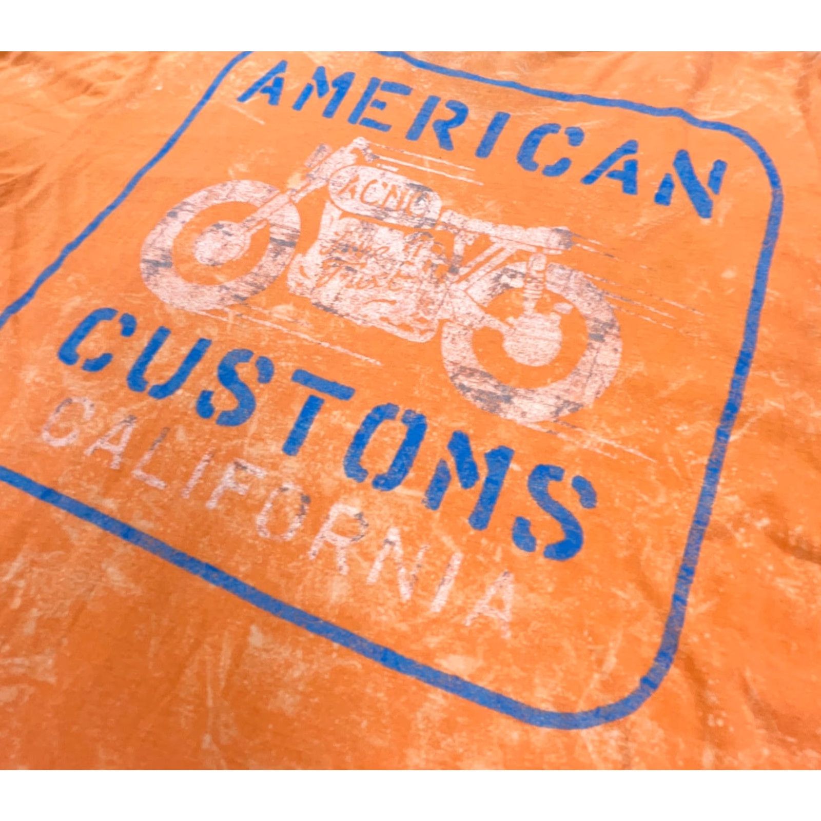 Affliction Affliction Shirt Men 2XL Orange Tee Live Fast Motorcycle Customs Faded Graphic T-Shirt Short Sleeve Size US XXL / EU 58 / 5 - 7 Thumbnail