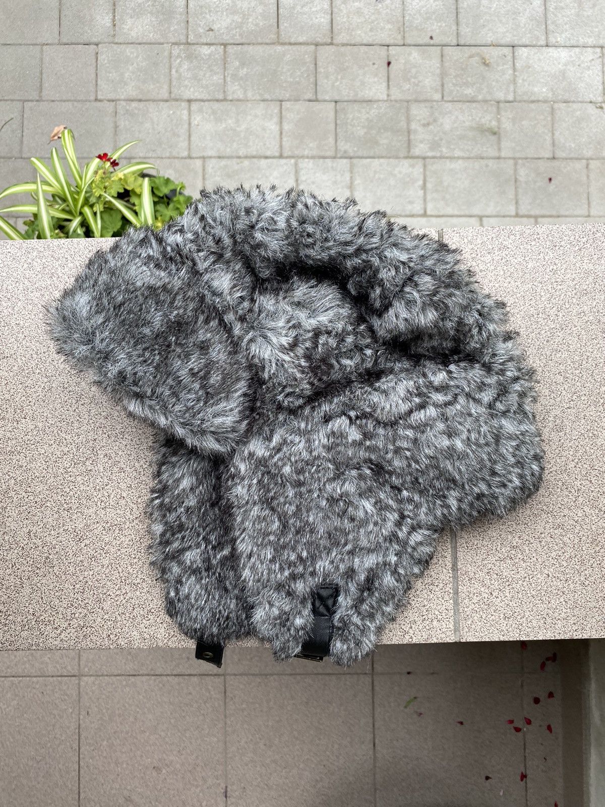 Hysteric Glamour × Vintage Crazy Y2k Mohair Fuzzy Hat Ushanka Punk Winter Size ONE SIZE - 1 Thumbnail