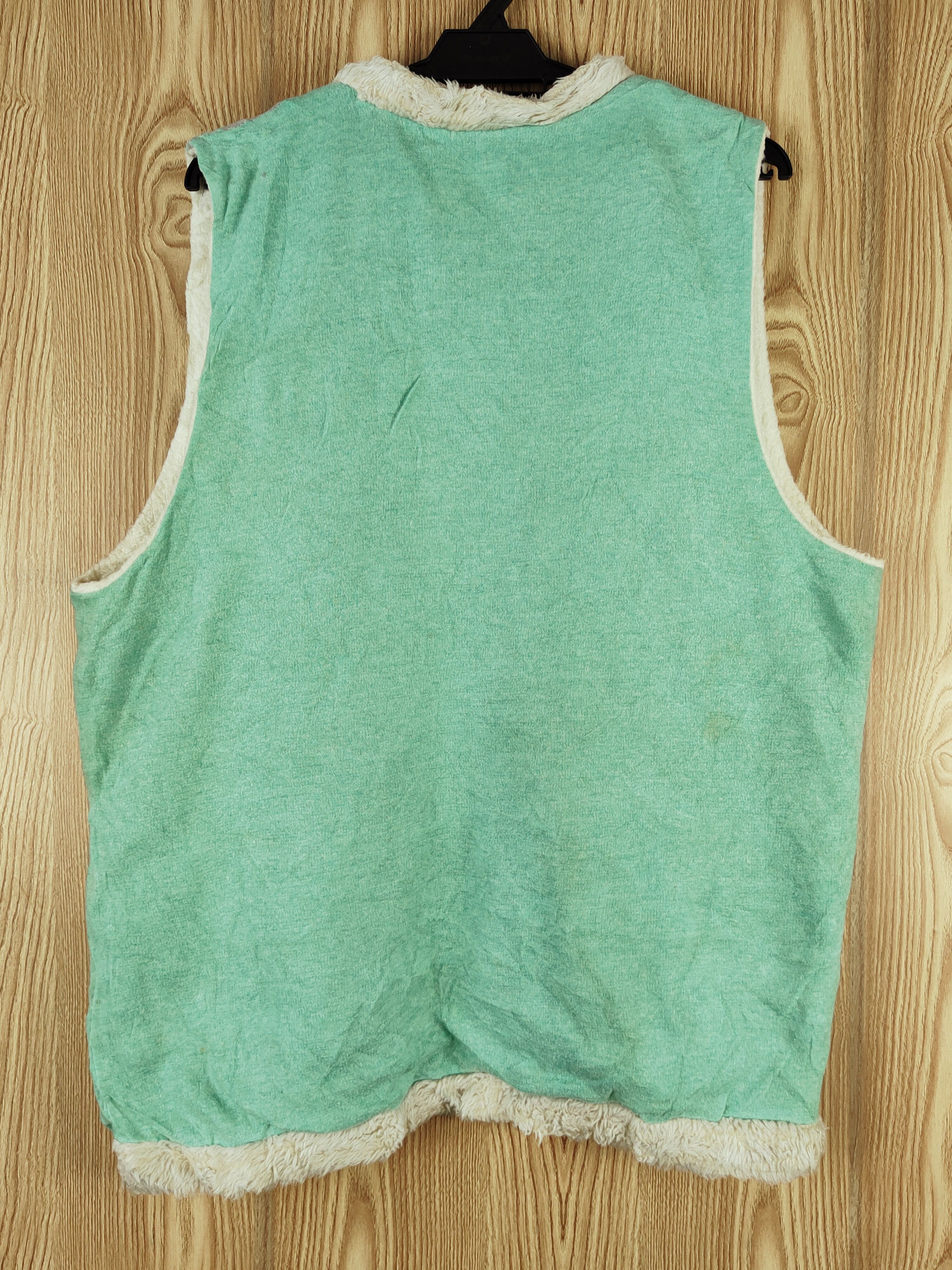 Japanese Brand × Vintage Vintage 💥 Home Fashion Turquoise Vests Size US L / EU 52-54 / 3 - 8 Thumbnail