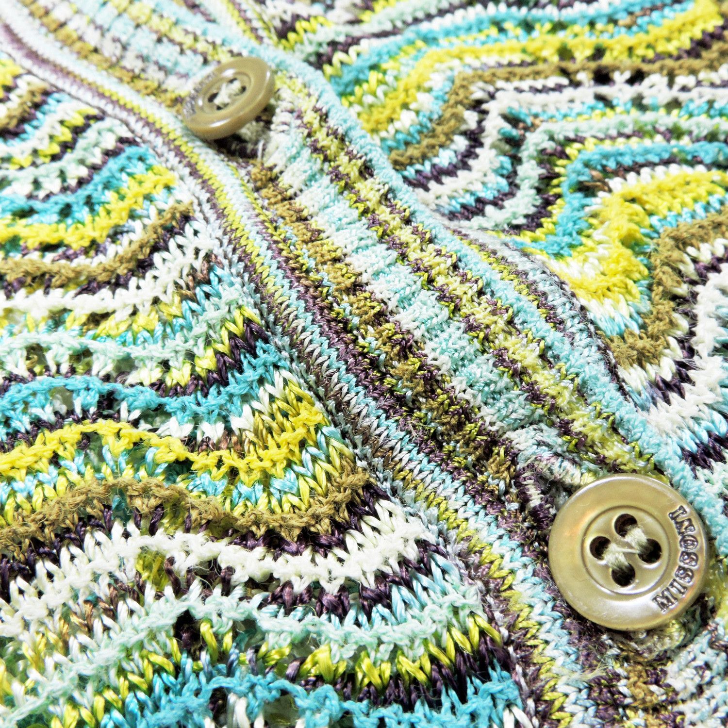 Missoni MISSONI WAVED ZIG-ZAG PATTERN KNIT CARDIGAN Size M / US 6-8 / IT 42-44 - 7 Thumbnail