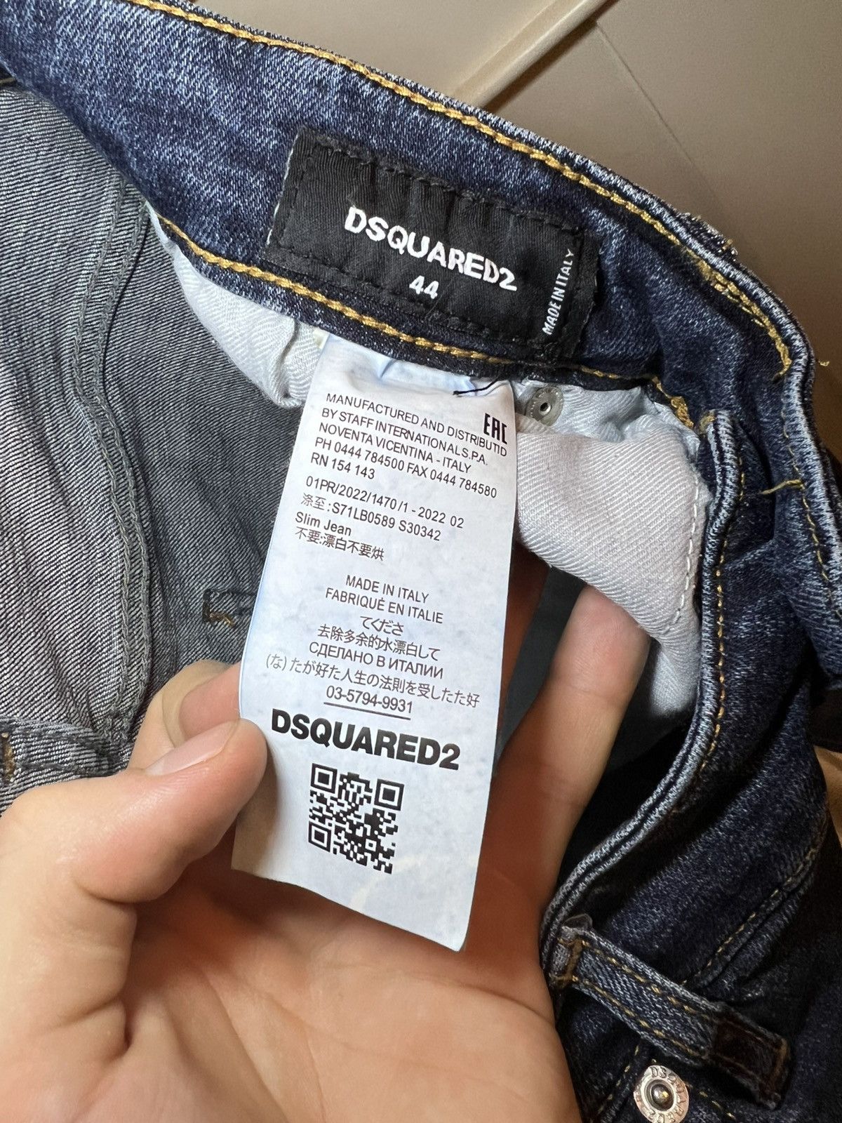 Dsquared2 Dsquared2 Icon Forever distressed slim blue jeans Size US 30 / EU 46 - 5 Thumbnail