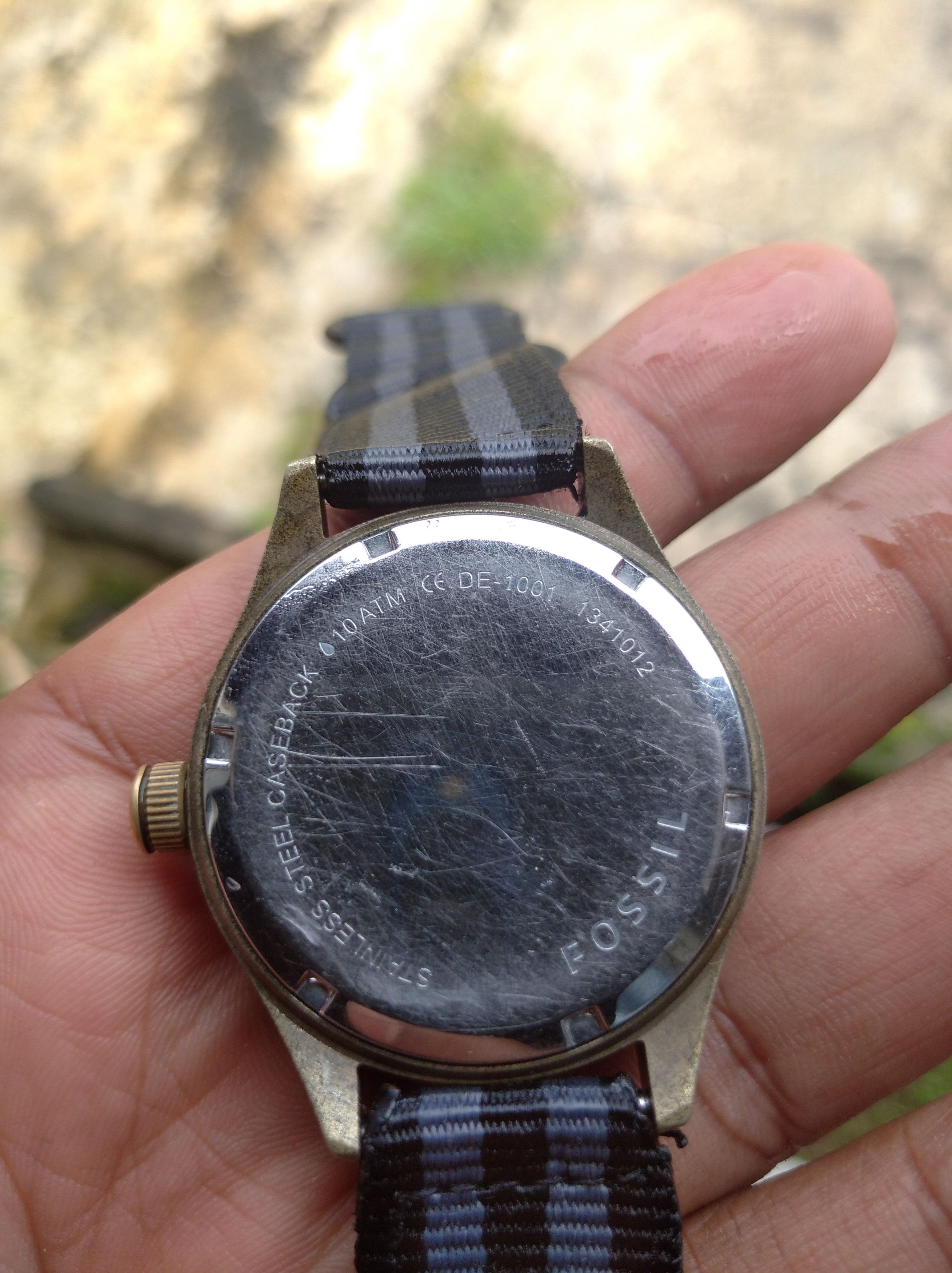 Fossil Mens Fossil Vintage Bronze Watch DE1001 Size ONE SIZE - 7 Thumbnail