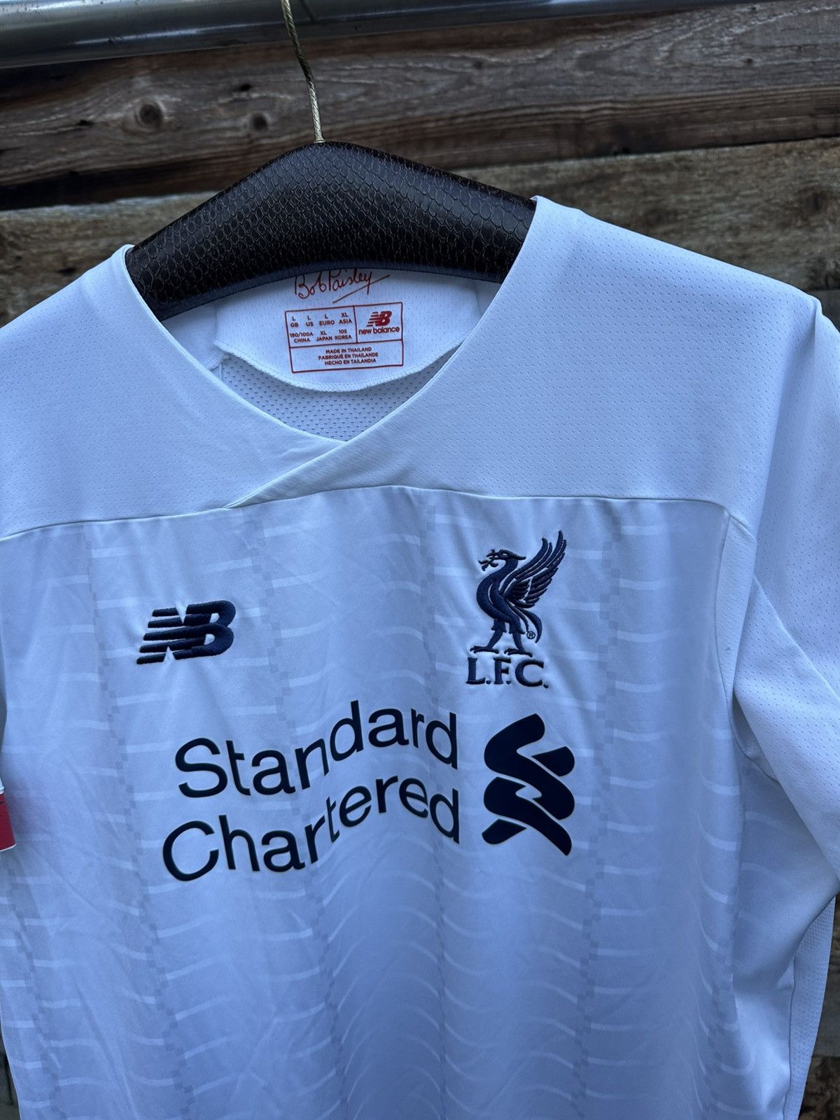 New Balance 2019 2020 Liverpool New Balance Away Third Kit Soccer Jersey Size US L / EU 52-54 / 3 - 4 Thumbnail