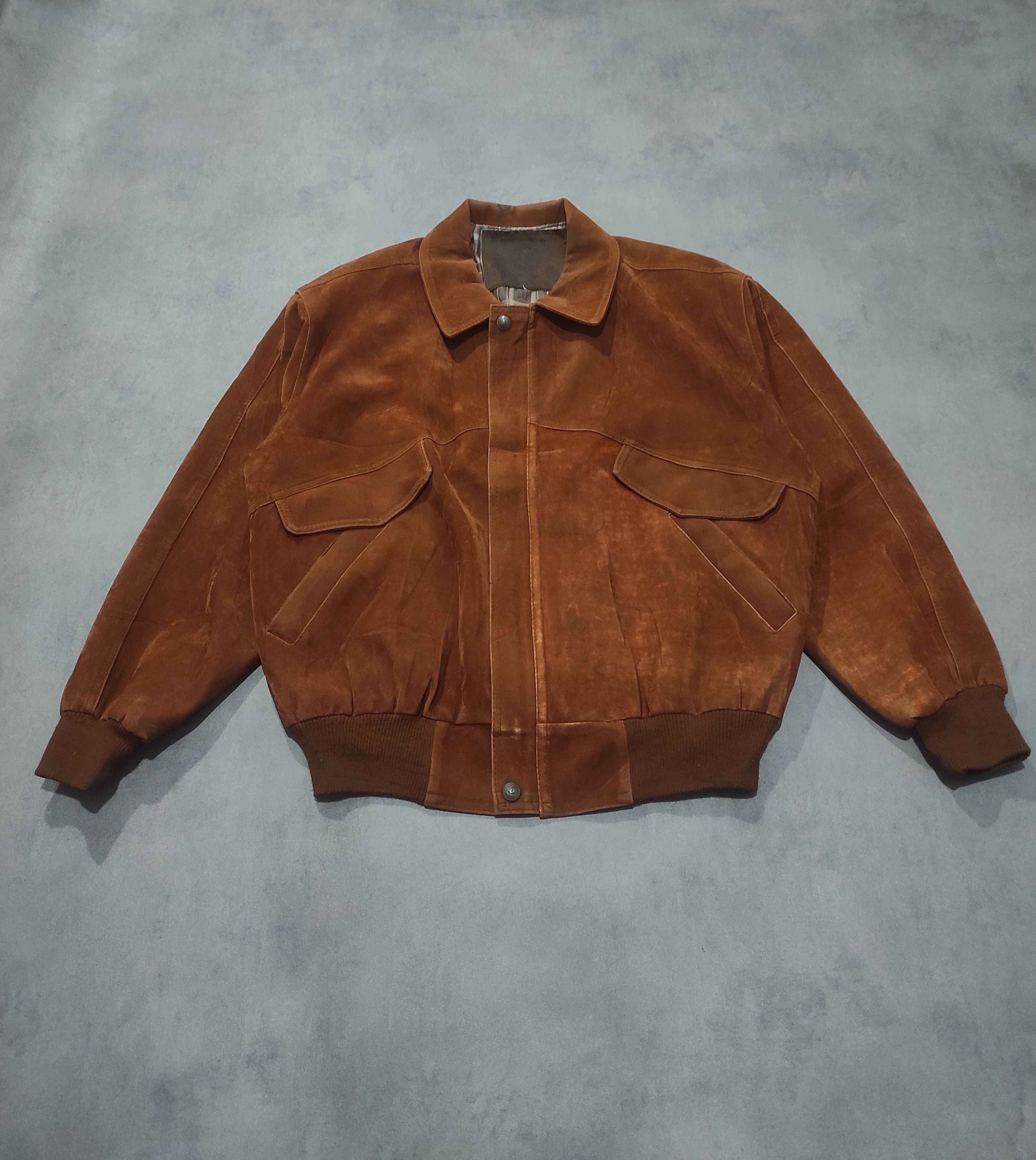 Other Vintage Alta Moda Suede Jacket – Cognac Brown Size US M / EU 48-50 / 2 - 5 Thumbnail