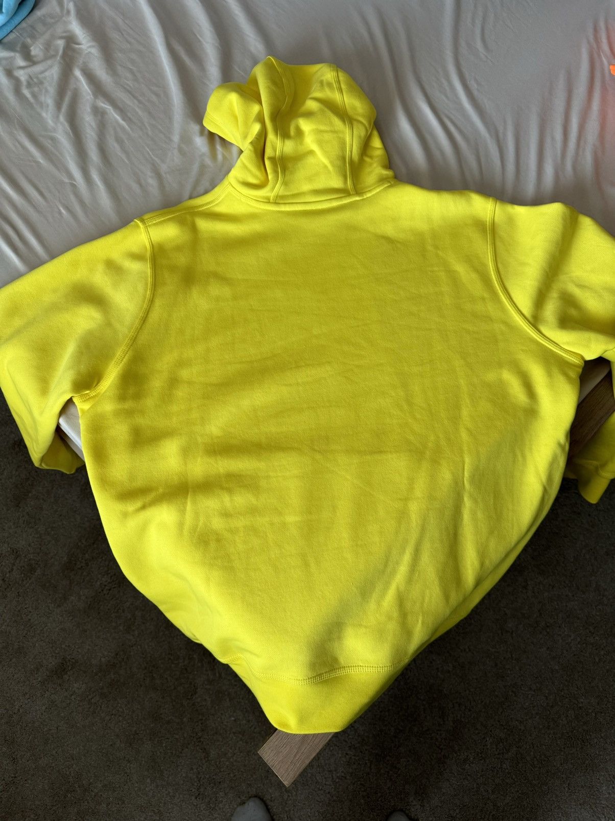 Nike Yellow Nike Hoodie Size US XXL / EU 58 / 5 - 2 Thumbnail