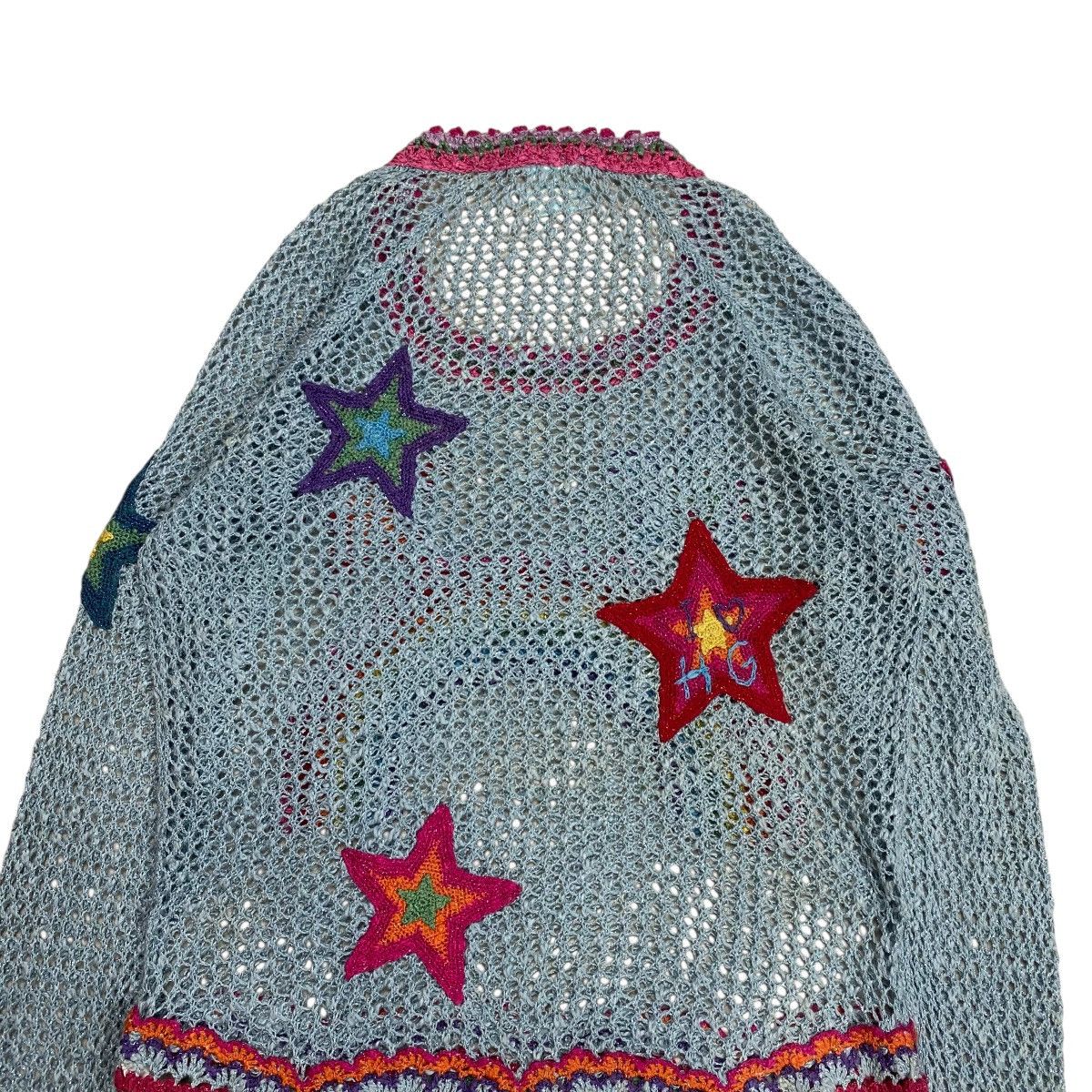 Hysteric Glamour Extremely Rare Hysteric Glamour Crochet Rainbow Knit Sweater Size S / US 4 / IT 40 - 9 Thumbnail