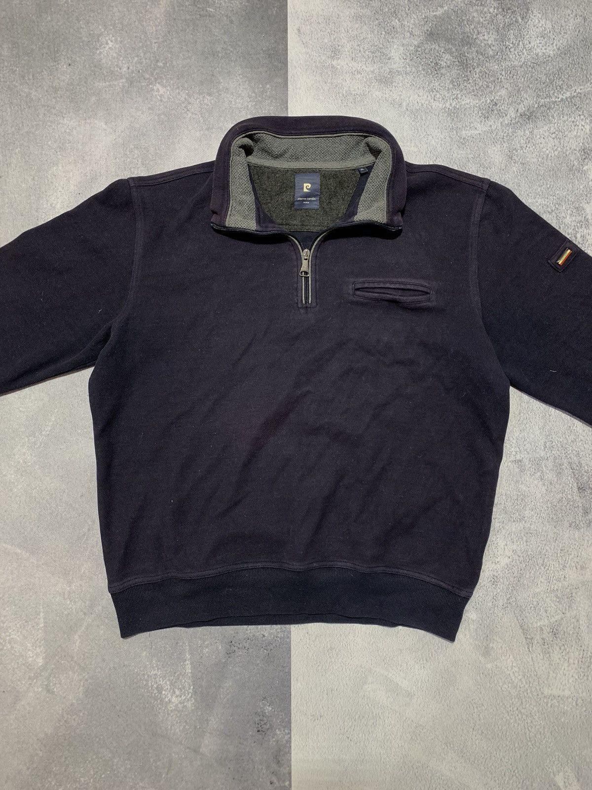 Pierre Cardin Vintage Y2K Pierre Cardin 1/4 zip old money corduroy sweater Size US M / EU 48-50 / 2 - 4 Thumbnail
