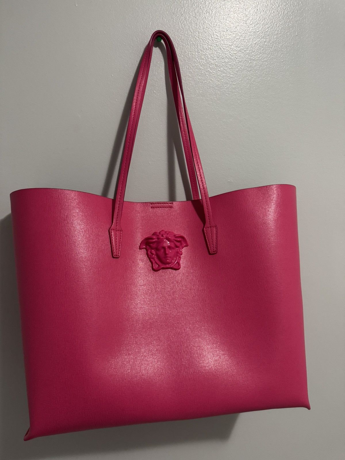 Versace Versace La Medusa Large Tote Bag – Hot Pink Size ONE SIZE - 1 Thumbnail