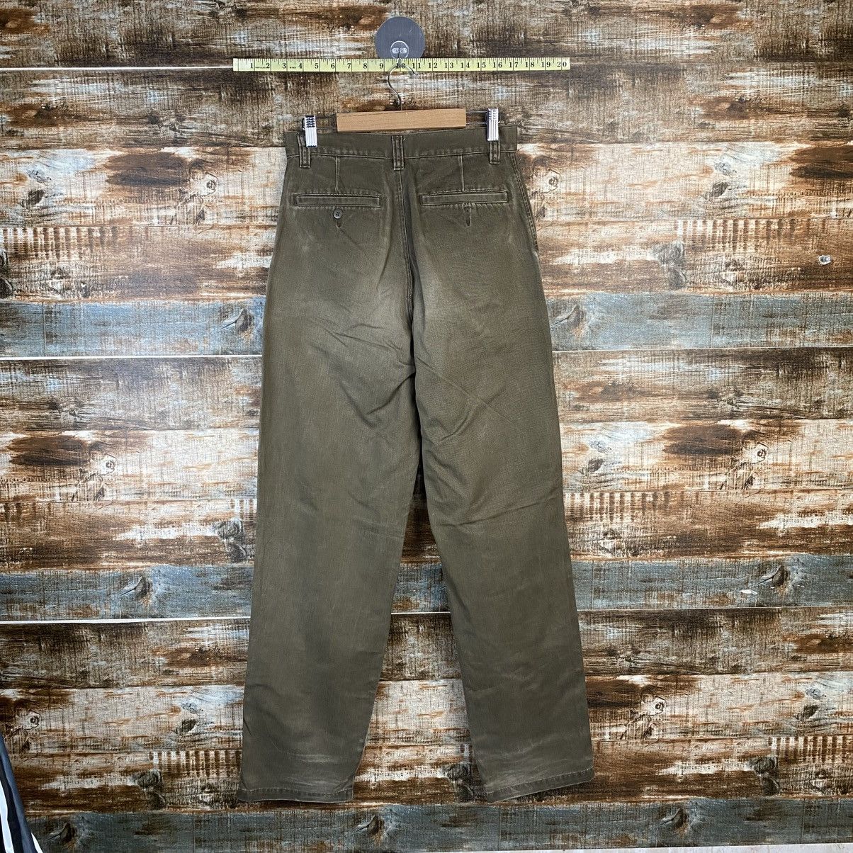 Uniqlo DL Uniqlo Brown ripped vintage Casual Pants #C1267 Size US 28 / EU 44 - 15 Thumbnail
