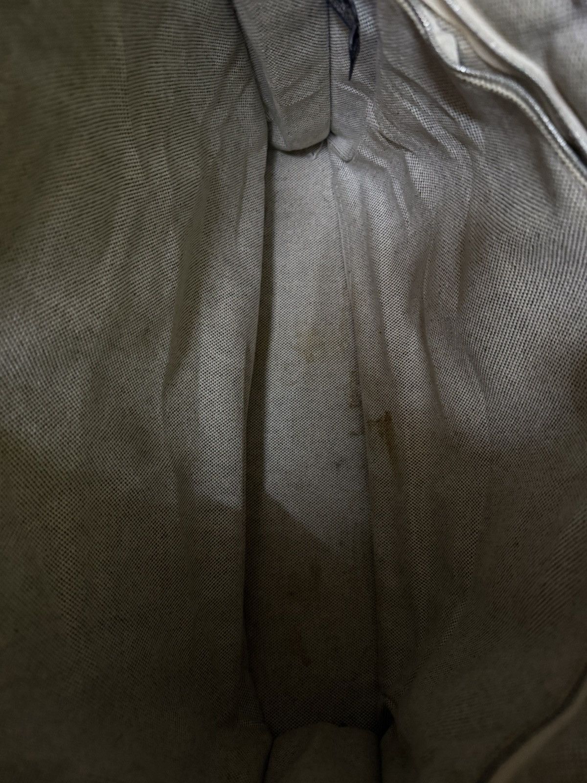 Hermes Vintage Luxury Hermes Tote Bag Herline Bag Grey Cavas Bag Size ONE SIZE - 16 Thumbnail
