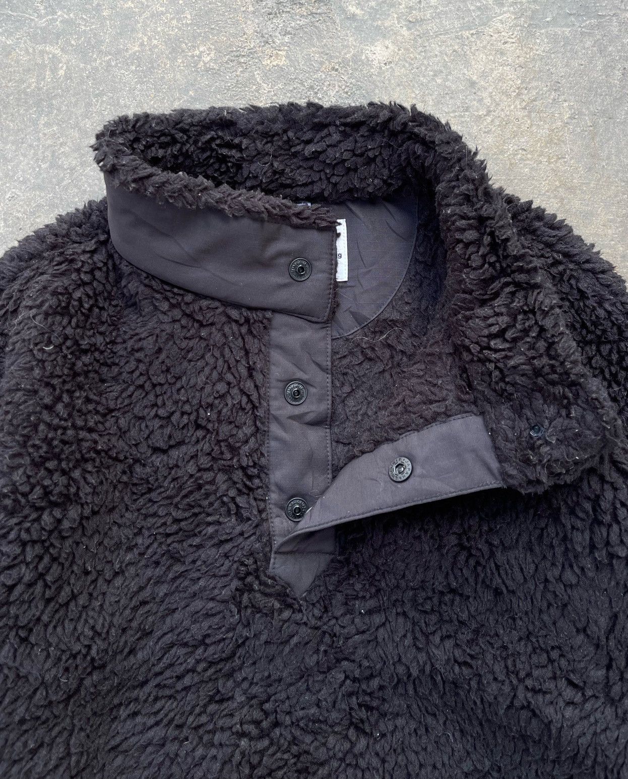 White Mountaineering 🔥 White Mountaineering x Uniqlo Fleece Oversized Pullover Size US S / EU 44-46 / 1 - 7 Thumbnail