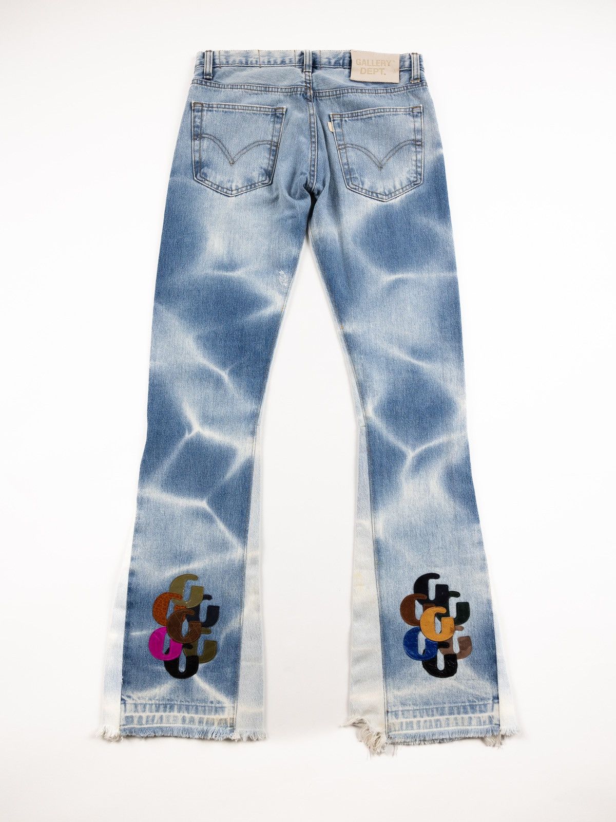 Color patch jeans shops