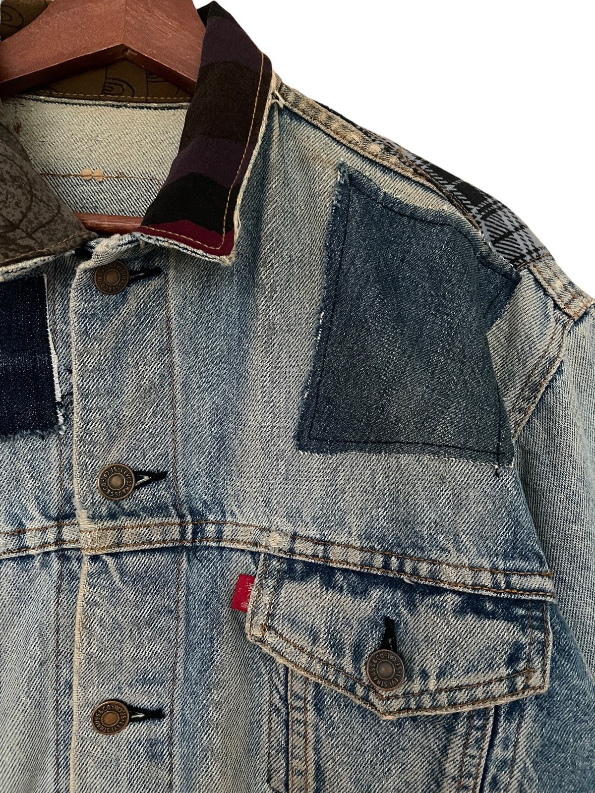 Levi's × Vintage Vintage Brand Levi’s Made in Usa Denim Jacket 1990s Size US L / EU 52-54 / 3 - 5 Thumbnail