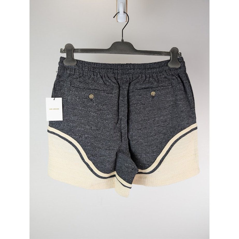 Aime Leon Dore o1rshd1 Boucle Basketball Short in Charcoal Size US 32 / EU 48 - 14 Thumbnail