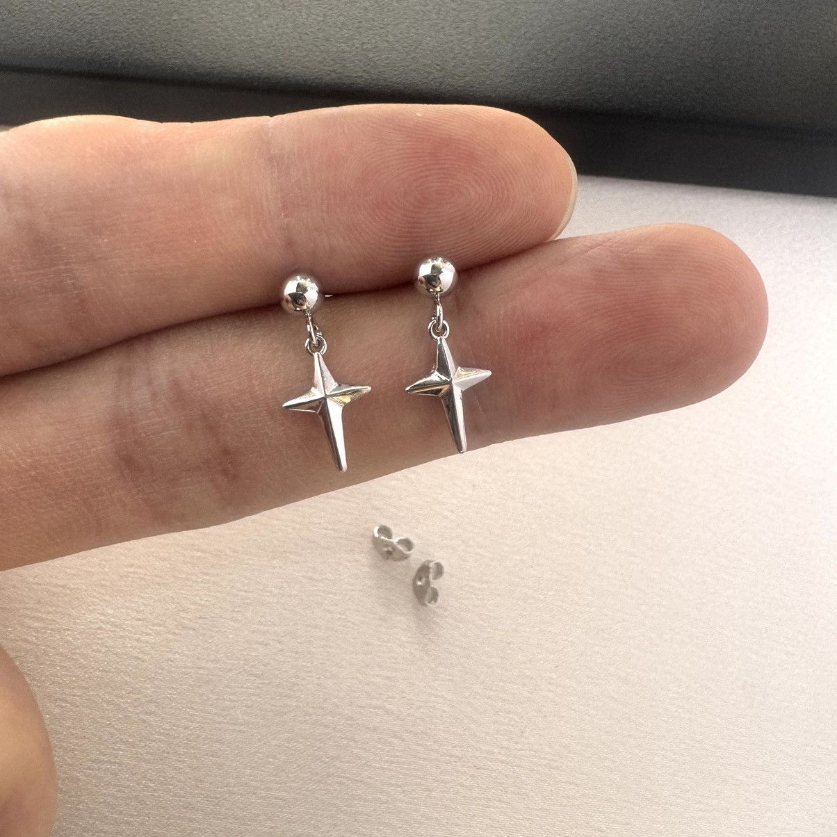 Designer Star Dangle Drop Earrings for Men Women Unisex Style Size ONE SIZE - 5 Thumbnail
