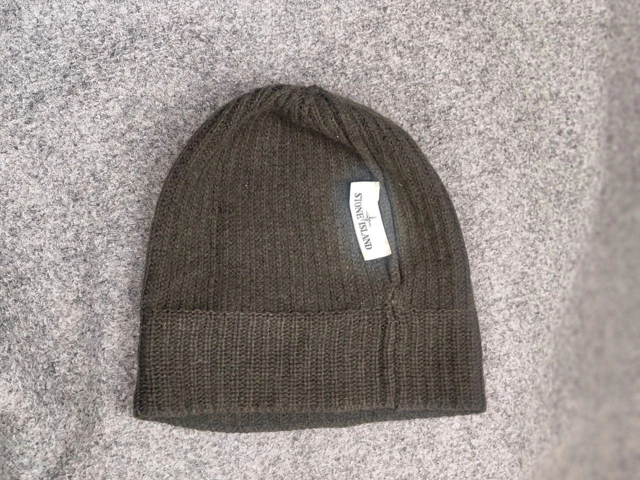 Vintage Stone Island patch program authentic ribbed wool beanie Hat Size ONE SIZE - 6 Thumbnail