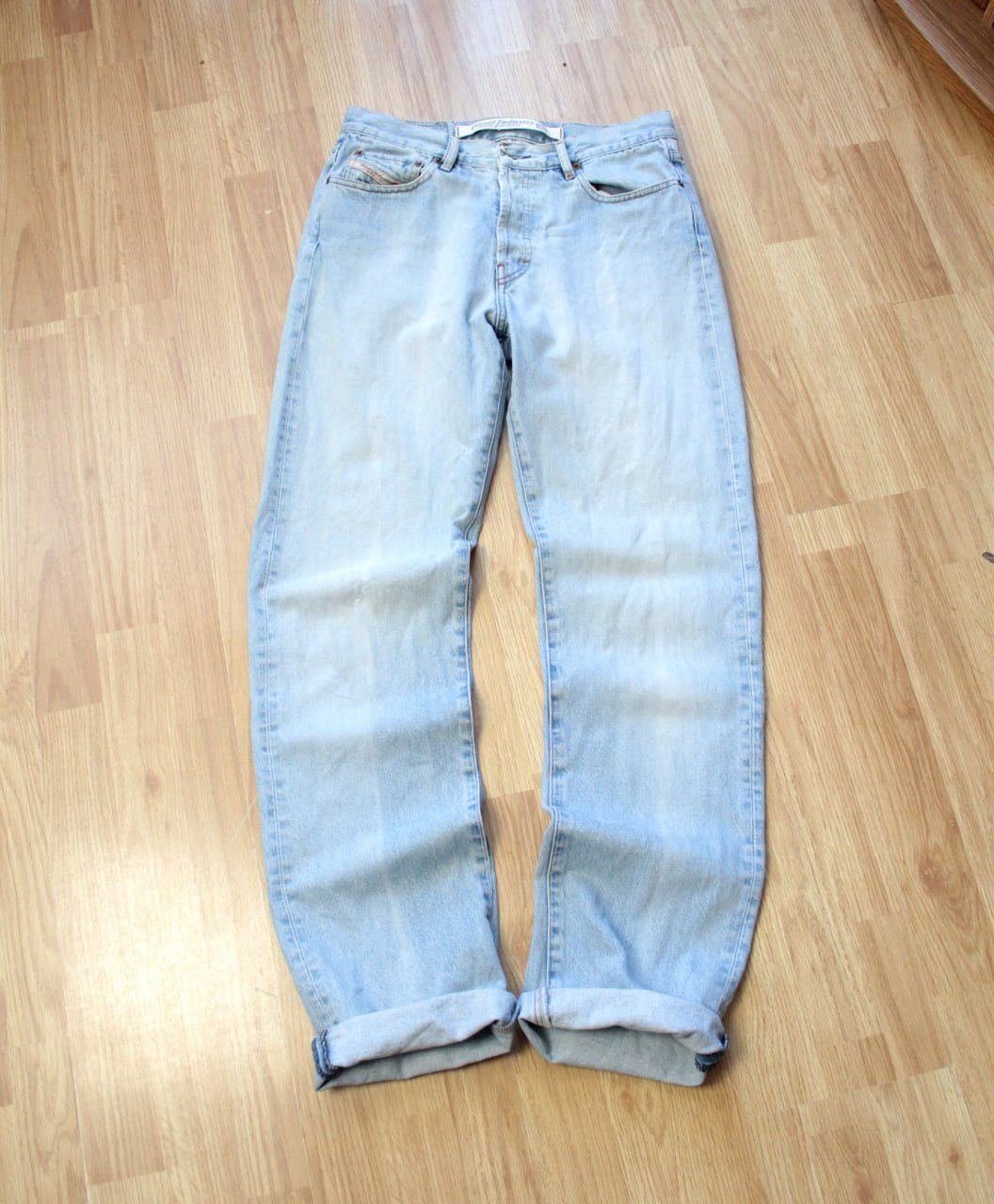 Diesel 🔥 90s Vintage Diesel Distressed Pocket Denim Jeans Y2K Pants Size US 31 - 3 Thumbnail
