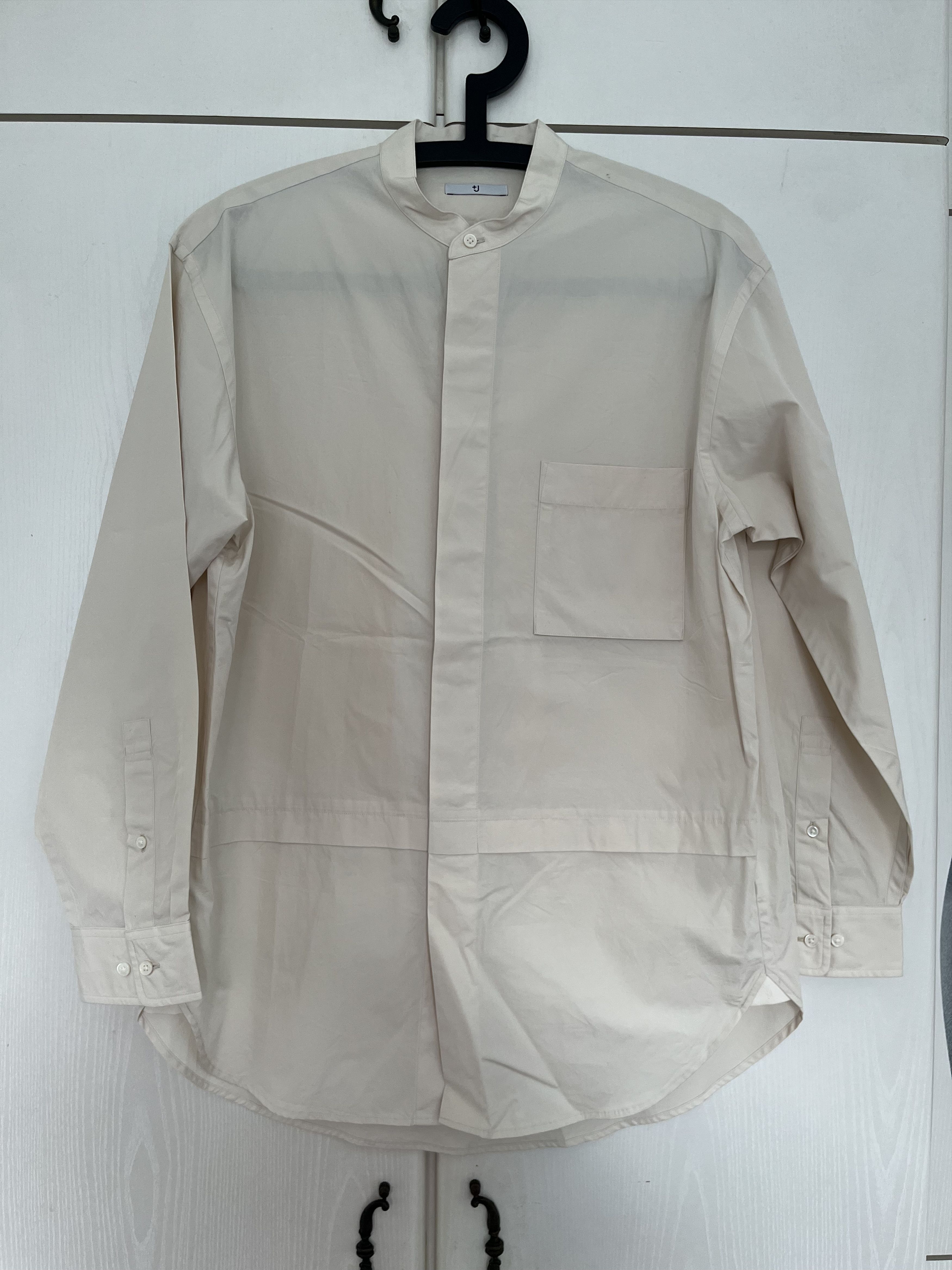 Jil Sander × Uniqlo Uniqlo J+ Offwhite Shirt Size US S / EU 44-46 / 1 - 1 Thumbnail
