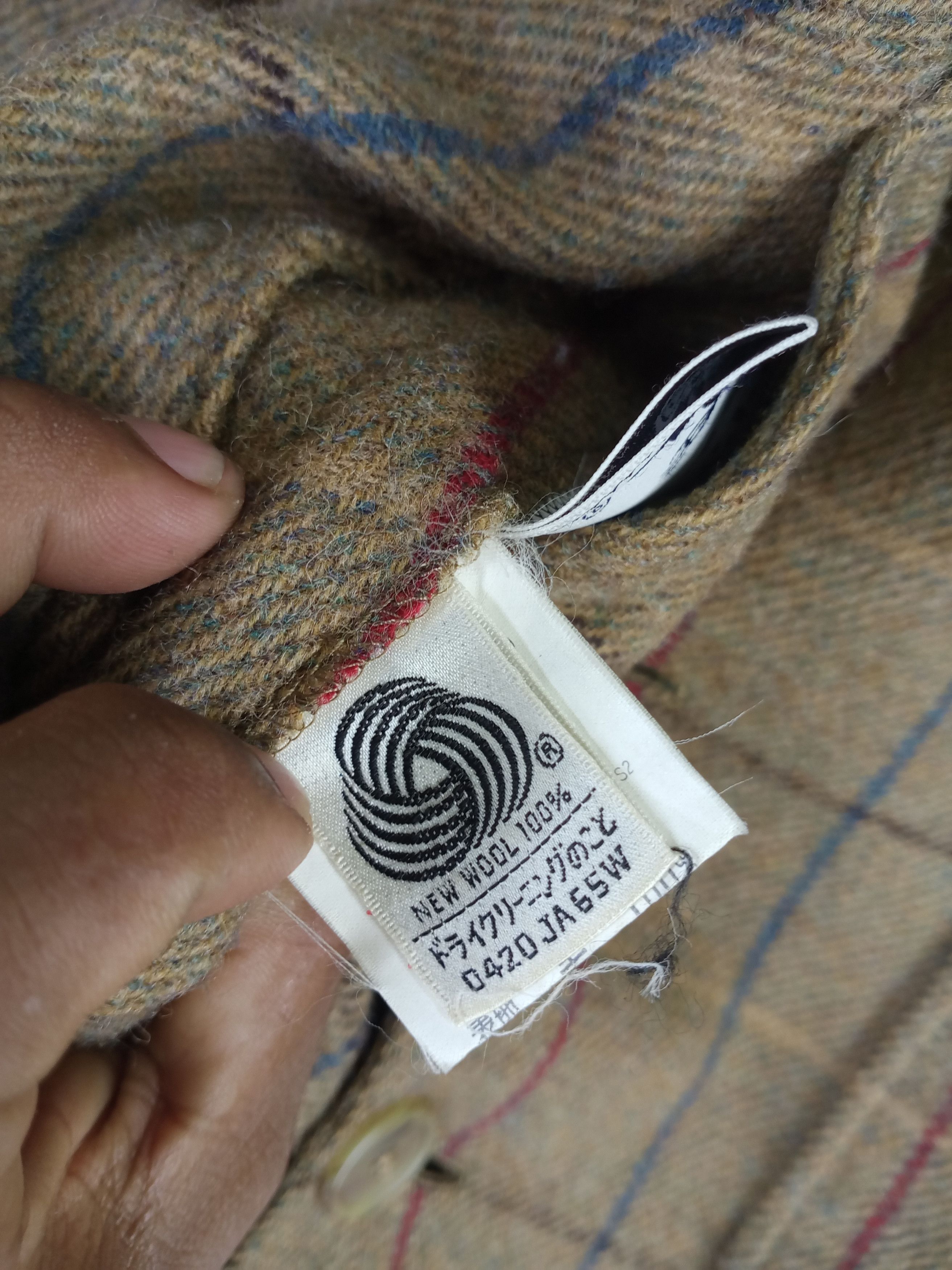 Burberry Rare Vintage 80s Burberrys Reversible Wool Long Jacket Size US M / EU 48-50 / 2 - 9 Thumbnail