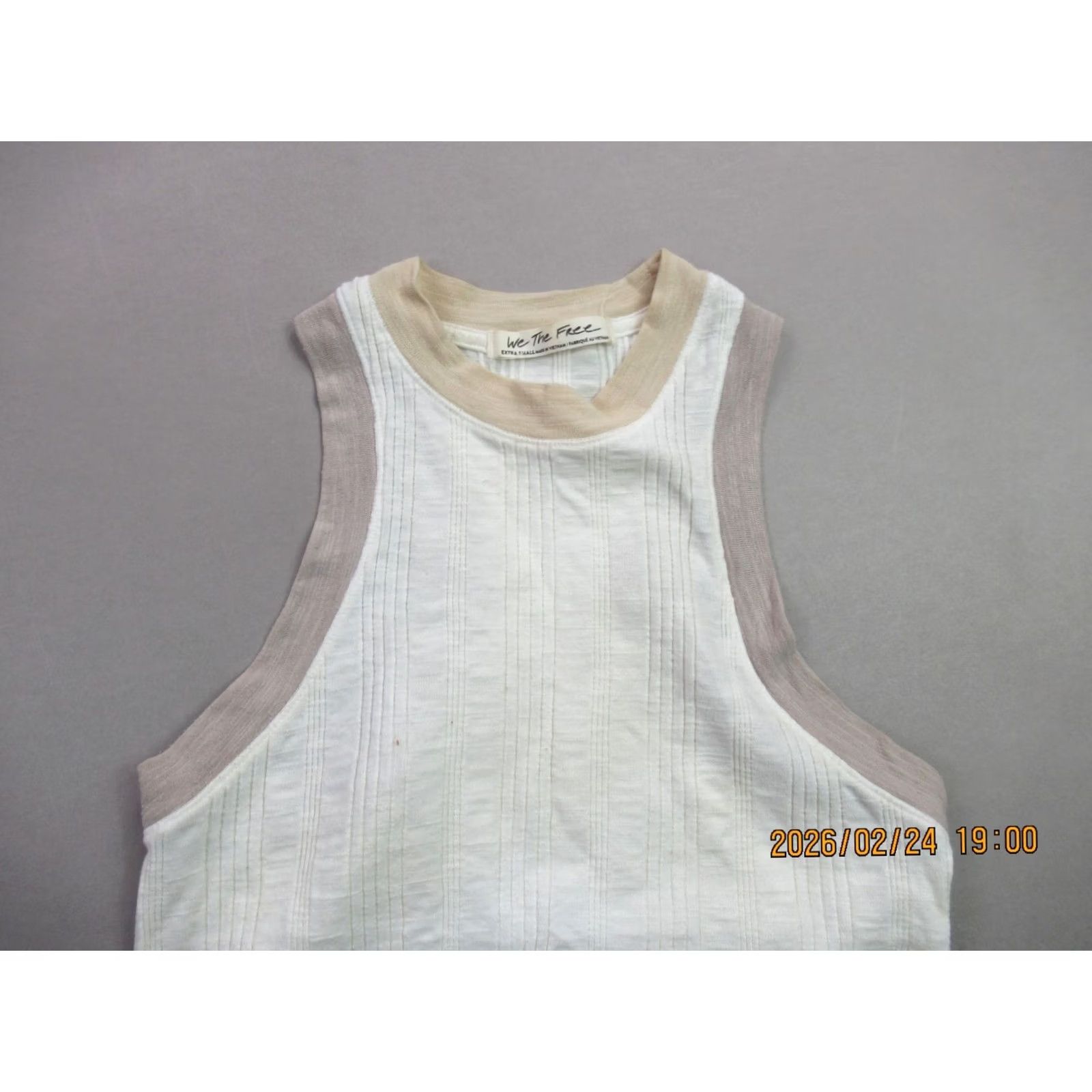 Vintage We The Free Shirt Womens XS Sleeveless Crew Neck White Lightweight Casual Shirt XS Womens White Lightweight Casual We The Free Shirt Size XS / US 0-2 / IT 36-38 - 3 Thumbnail