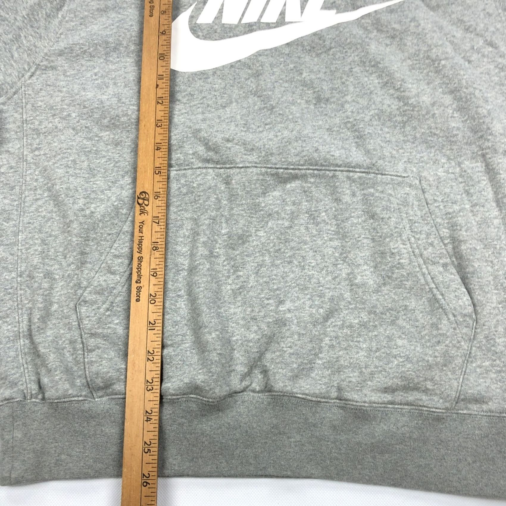 Nike Nike Men's Gray Logo Pullover Hoodie Fleece Sweatshirt BV2973-063 Size L Size US L / EU 52-54 / 3 - 4 Thumbnail