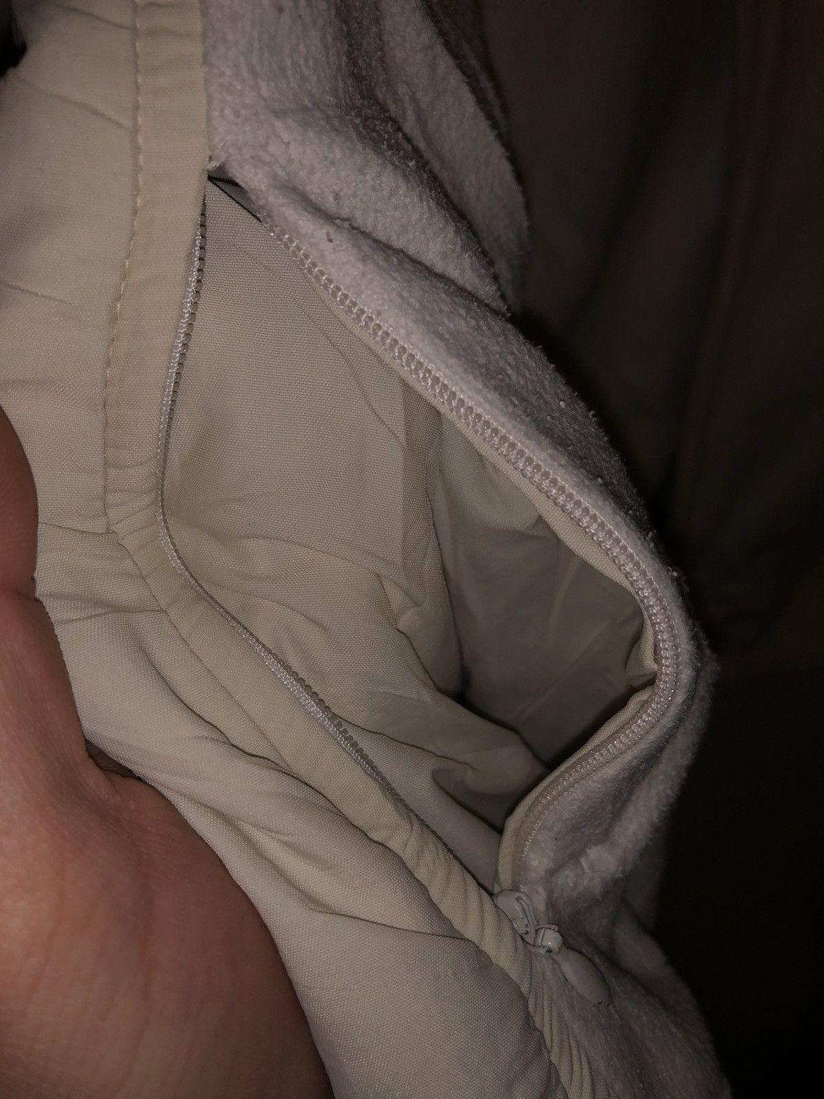 Lacoste × Vintage White and cream vintage retro Lacoste Fleece Jacket Size S / US 4 / IT 40 - 7 Thumbnail