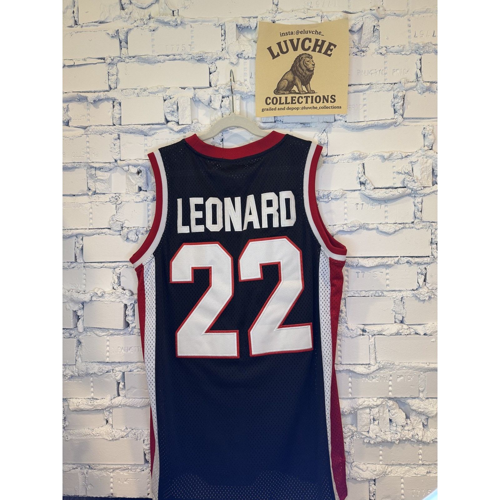 NCAA King Basketball Jersey Black Red Leonard NCAA Throwback Size US S / EU 44-46 / 1 - 3 Thumbnail