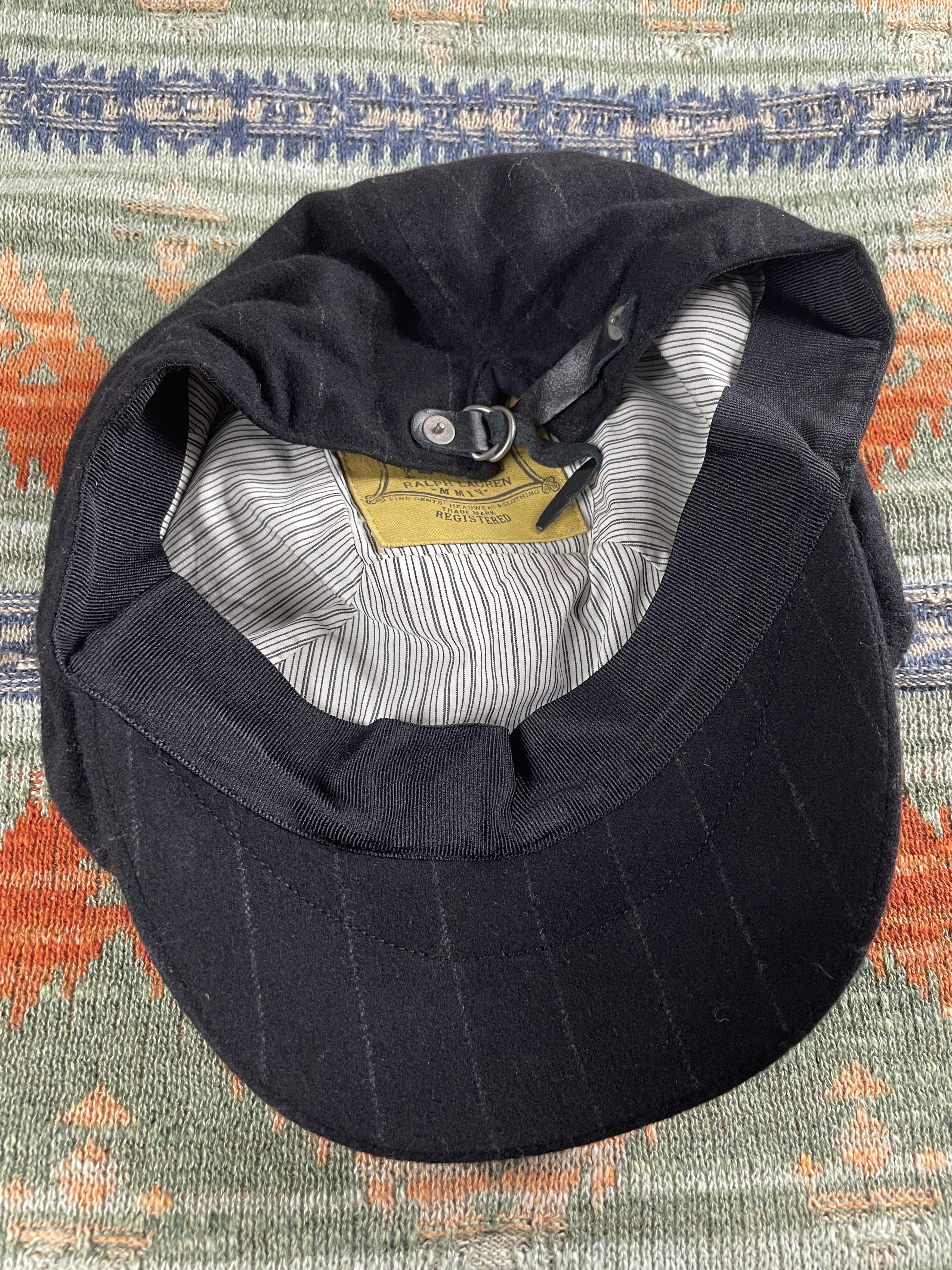 Ralph Lauren × Rugby Ralph Lauren Ralph Lauren RUGBY wool Classic peaked hat Beret hat Cap Size ONE SIZE - 4 Thumbnail