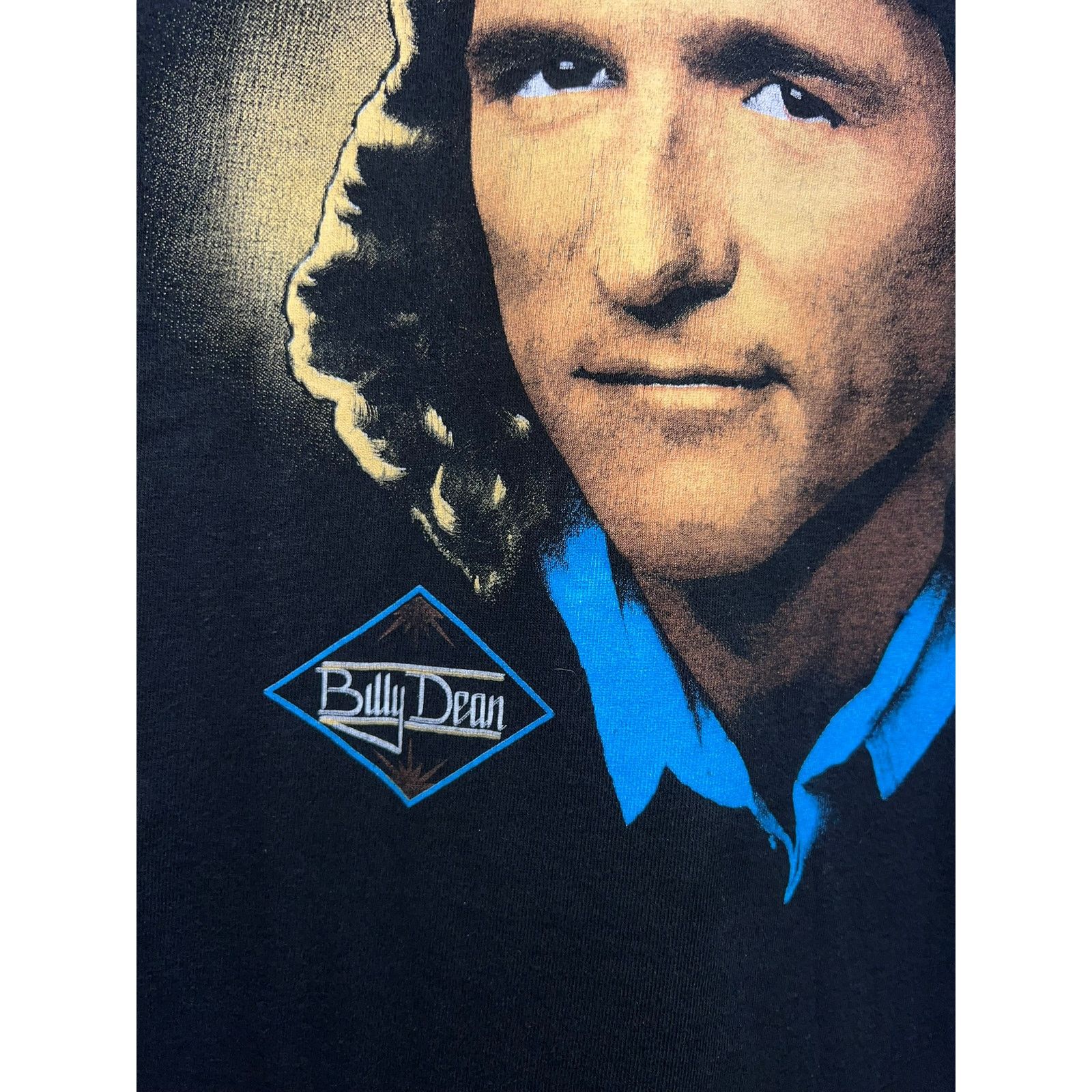 Fruit Of The Loom Vintage Billy Dean Shirt Country Music Tour Concert Tee 90s Size US L / EU 52-54 / 3 - 4 Thumbnail