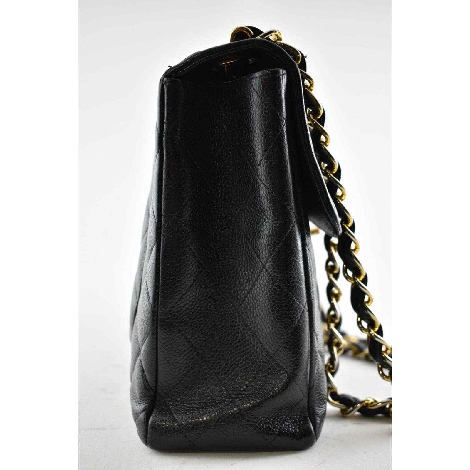 Chanel Chanel Vintage Jumbo Flap CC Logo Shoulder Crossbody Bag Size ONE SIZE - 5 Thumbnail