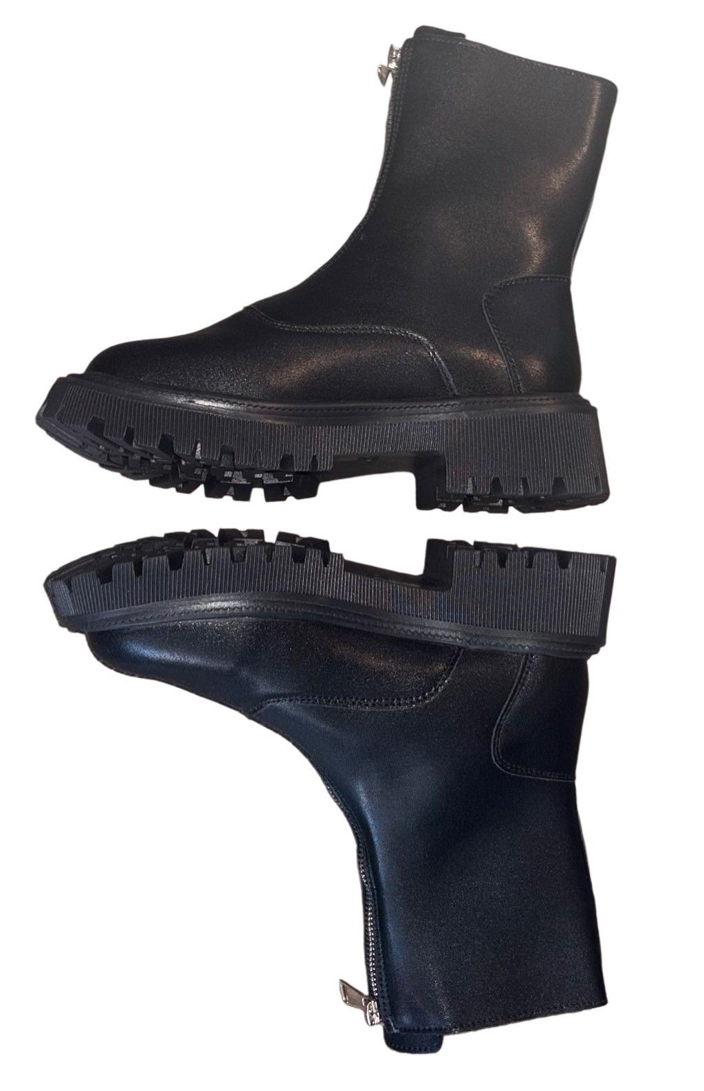 Vintage Vintage Punk Zipper Combat Boots Size US 6 / IT 36 - 3 Thumbnail