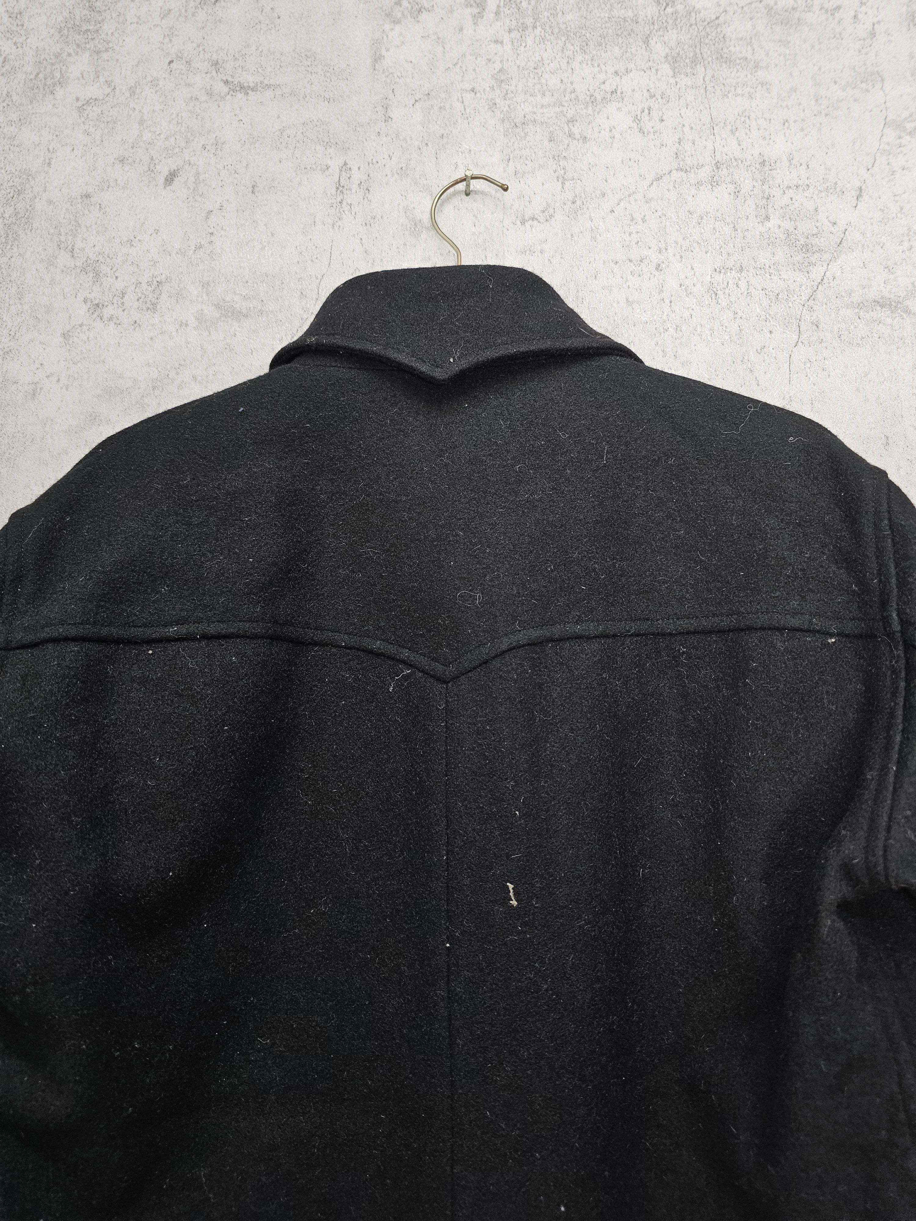Christophe Lemaire Vintage CHRISTOPHE LEMAIRE Winter Black Wool Jacket J0091 Size US L / EU 52-54 / 3 - 4 Thumbnail