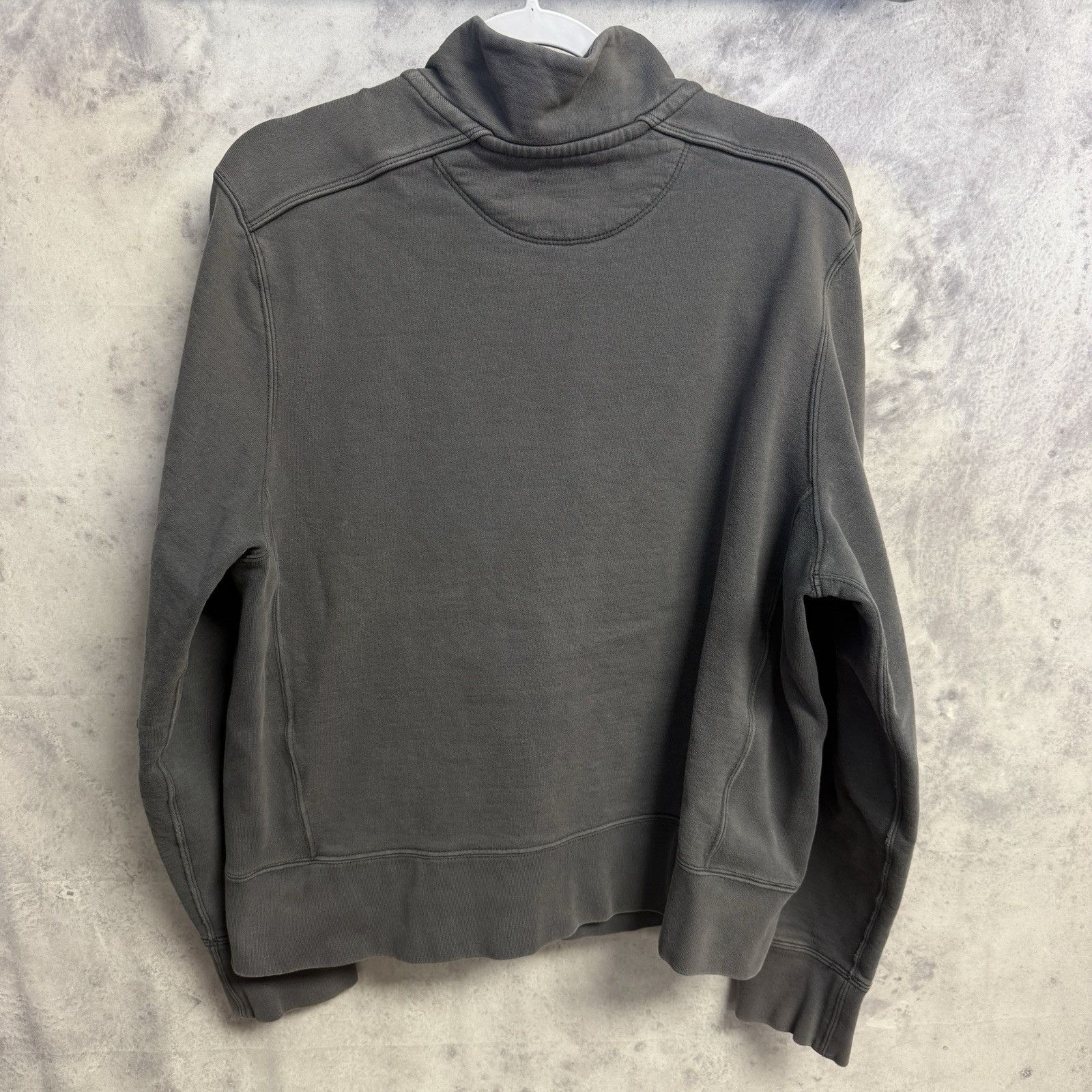 American Giant American Giant Sweatshirt Mens Large Gray Full Zip Mock Neck Size US L / EU 52-54 / 3 - 2 Thumbnail