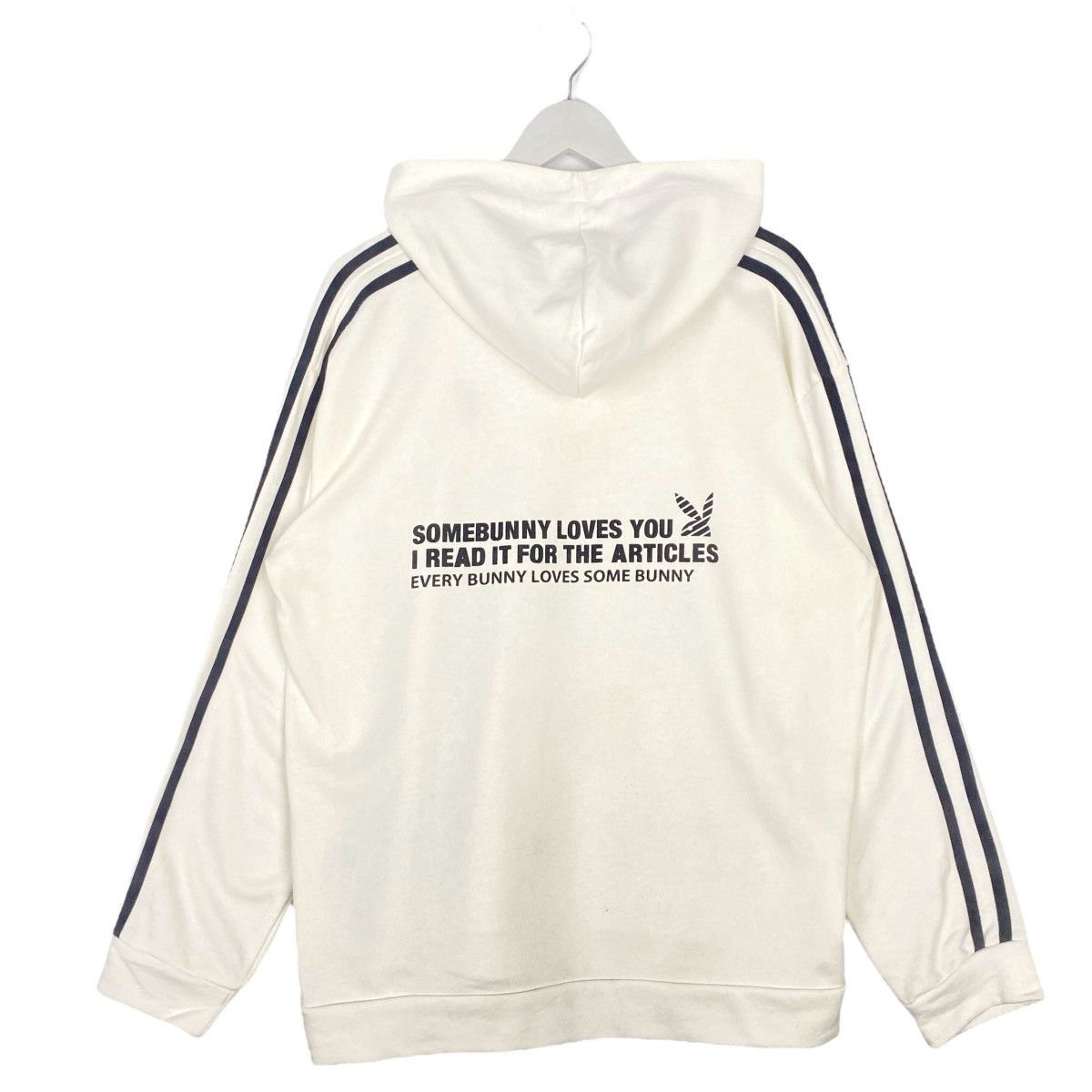 Other Vintage Playboy Embroidered Hoodie White Pullover Jumper M Size US M / EU 48-50 / 2 - 6 Thumbnail
