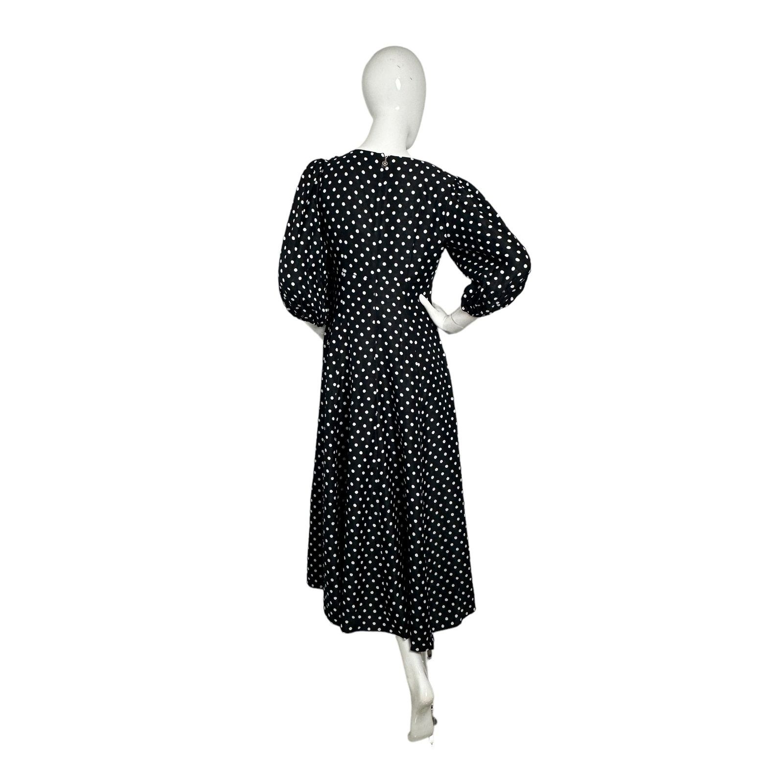 Kate Spade Kate Spade Harmony Dot Cloqué mainline Dress 10 Black Size L / US 10 / IT 46 - 2 Thumbnail