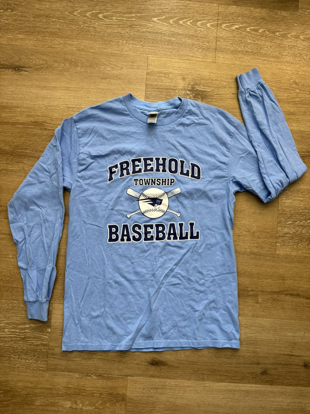 Vintage Y2K Freehold High School Baseball Long Sleeve - Blue/Medium Size US M / EU 48-50 / 2 - 1 Thumbnail
