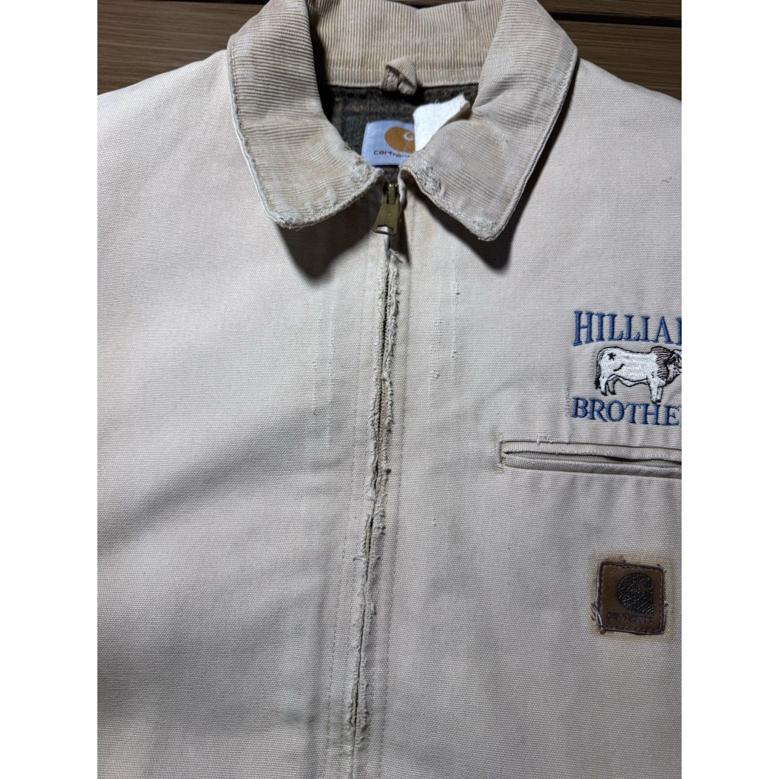 Carhartt Vintage 90s Carhartt Detroit Jacket Mens XL Blanket Lined Size US XL / EU 56 / 4 - 11 Thumbnail